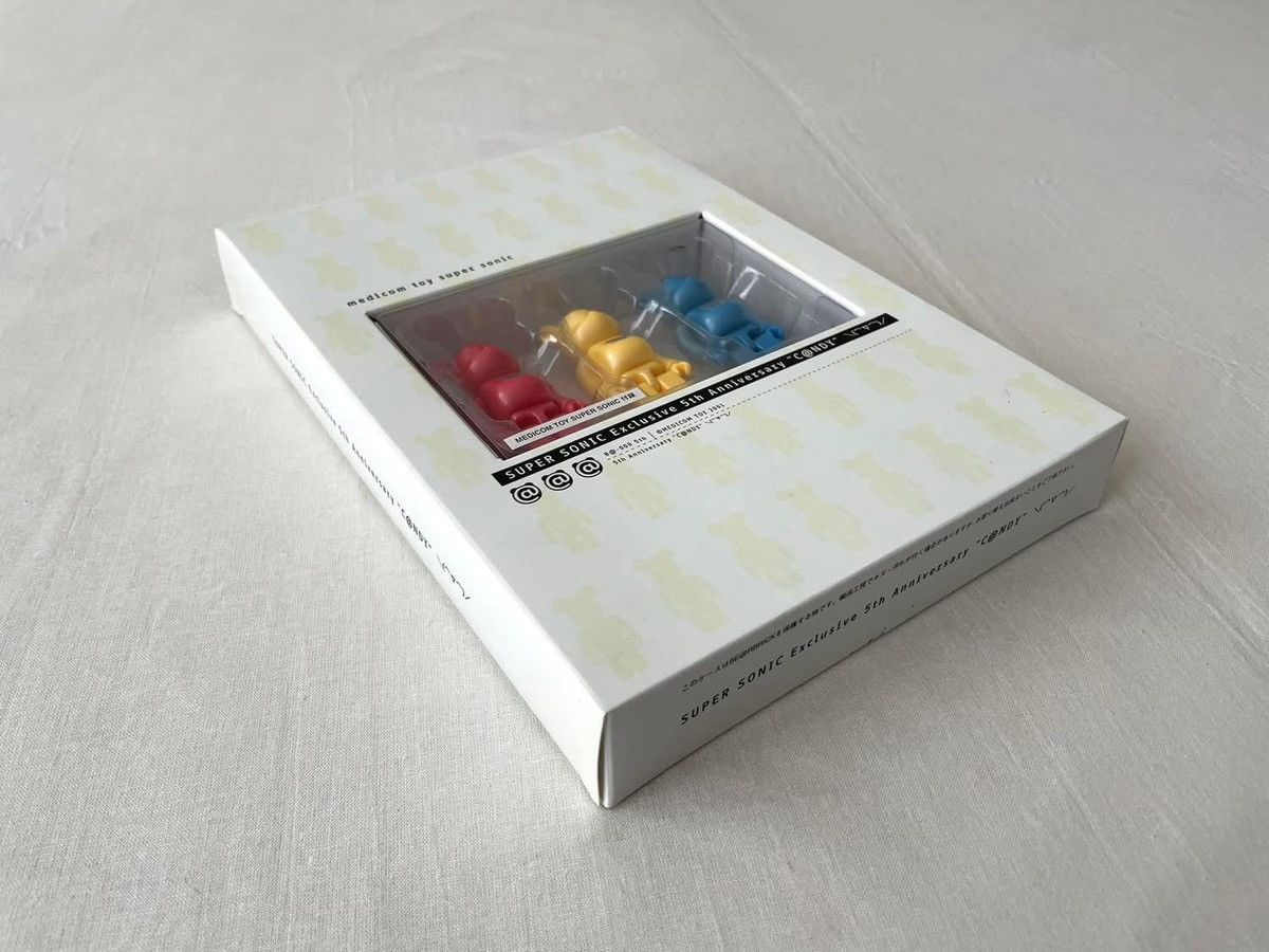 Medicom Toy 2001 Medicom Toys Super Sonic 5th Ann. Candy 100% Bearbrick Size ONE SIZE - 6 Thumbnail