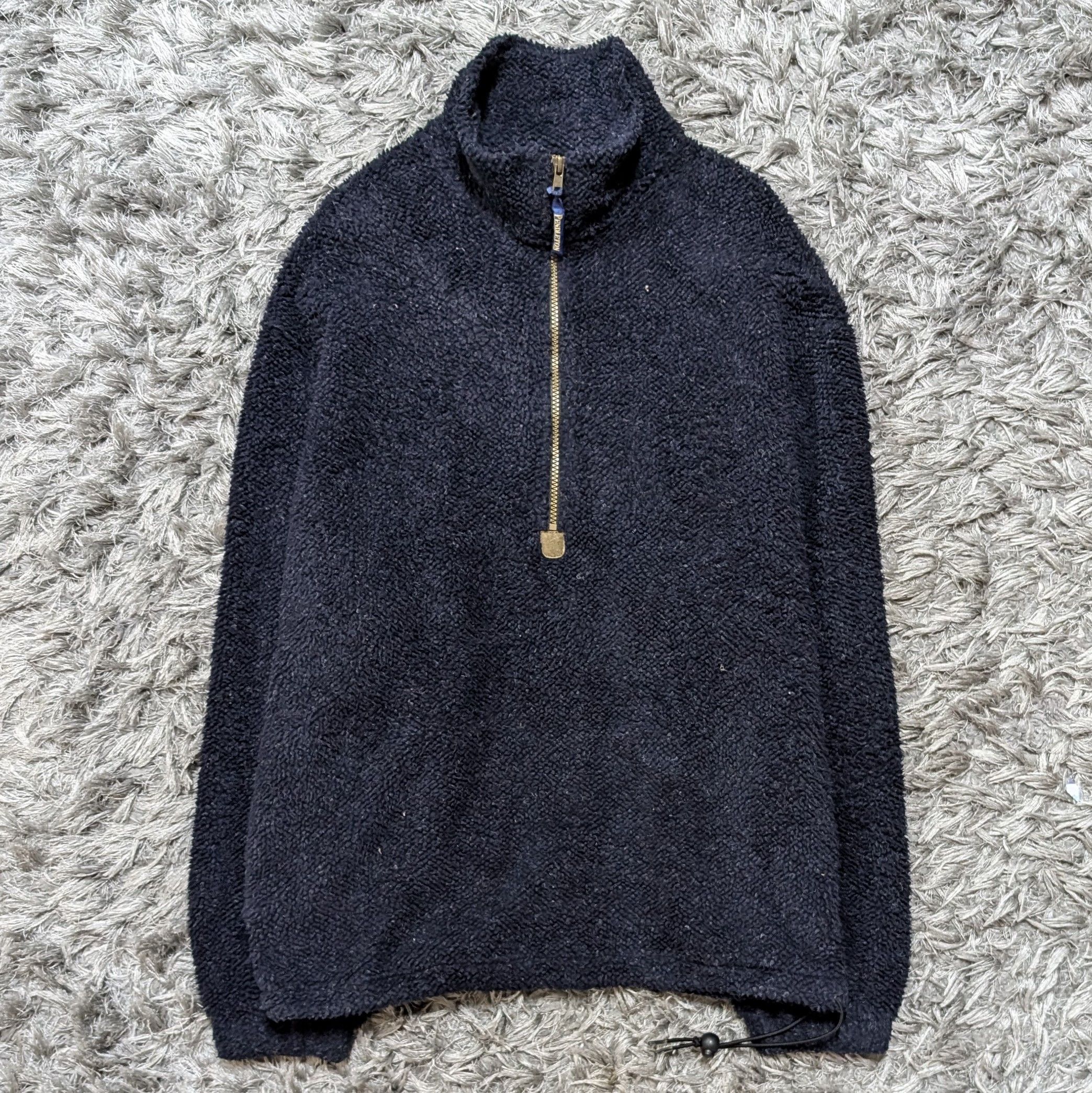 Pendleton Vintage Pendleton Fleece Sweater Half Zipper Jacket Outdoor Size US M / EU 48-50 / 2 - 1 Thumbnail