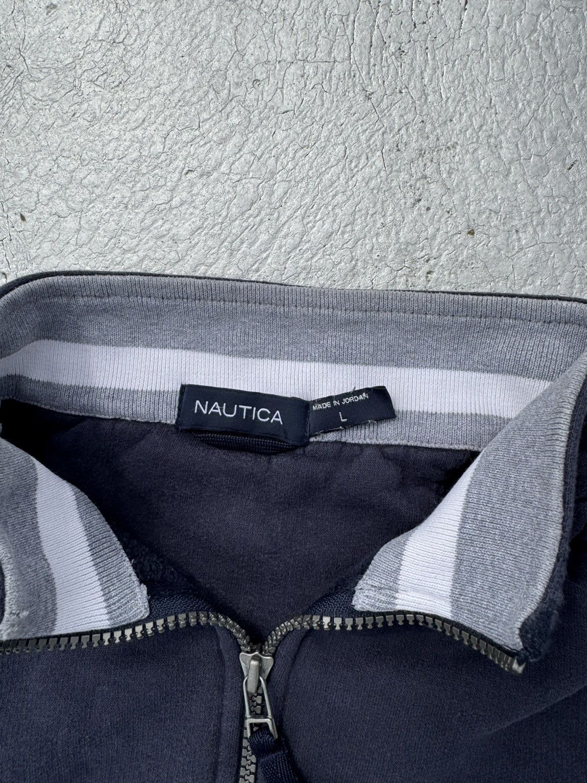 Nautica × Vintage Vintage Nautica Quarter Zip Pullover Size US L / EU 52-54 / 3 - 3 Thumbnail