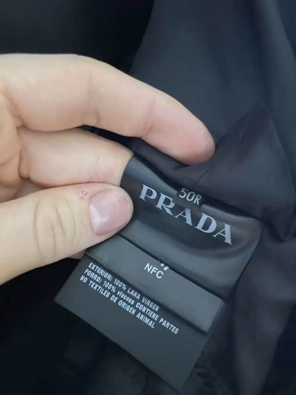 Prada Prada FW22 Wool Tailored Double-Breasted Coat Size US M / EU 48-50 / 2 - 2 Thumbnail