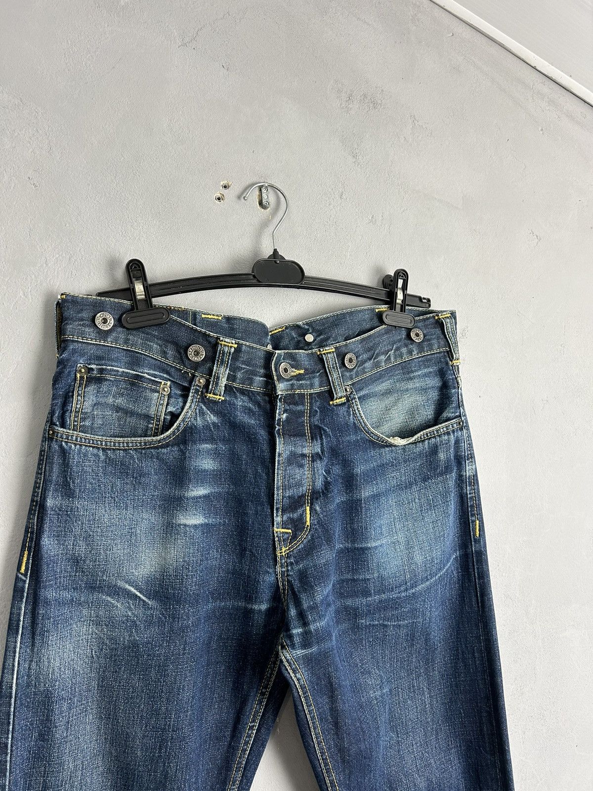 Pike Brothers Pike Brothers Roamer Selvedge Denim W36 L38 Waist Adjuster Size US 36 / EU 52 - 11 Thumbnail