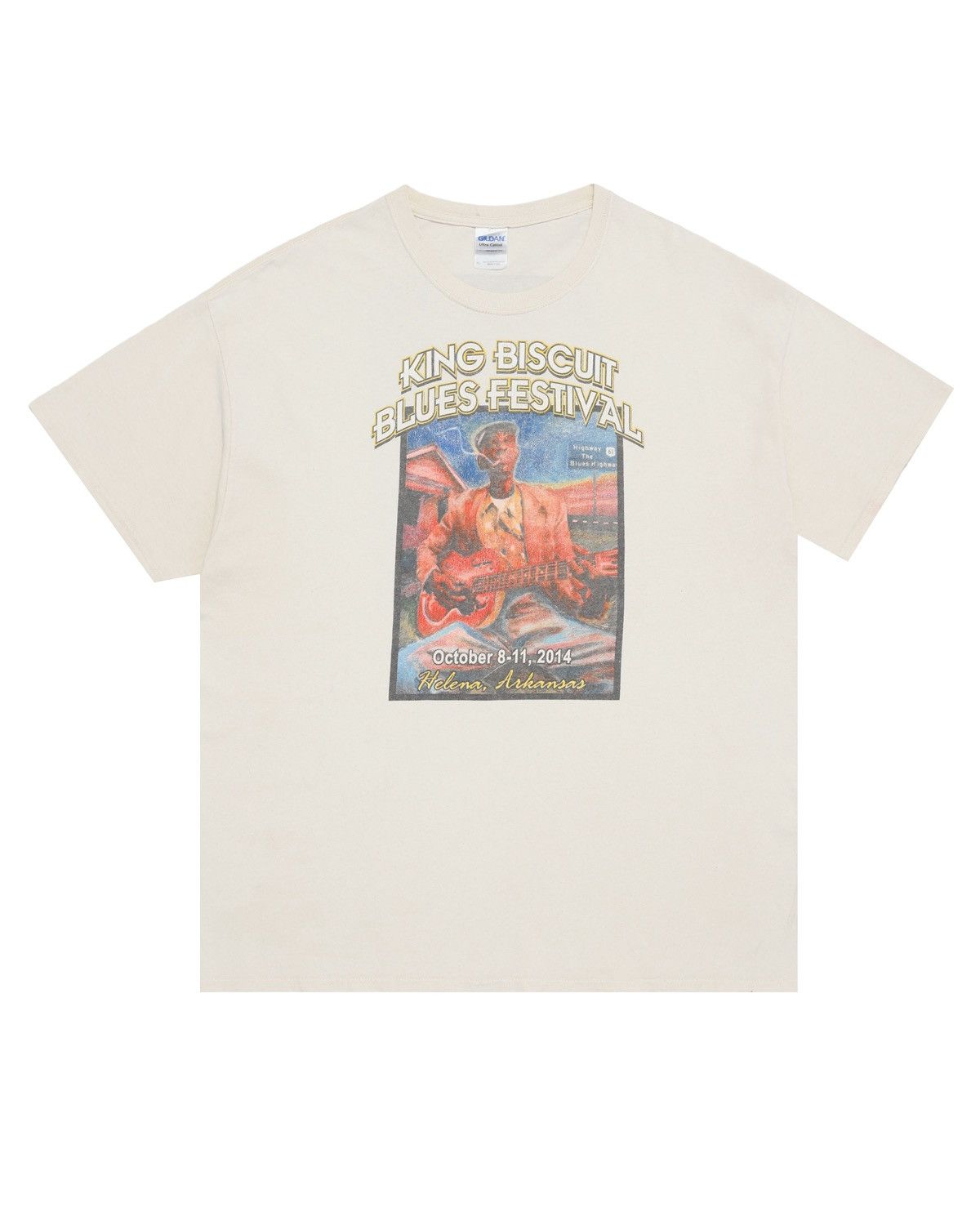 Band Tees King Biscuit Blues Festival 2014 Double-Sided Graphic Tee Size US XL / EU 56 / 4 - 1 Thumbnail