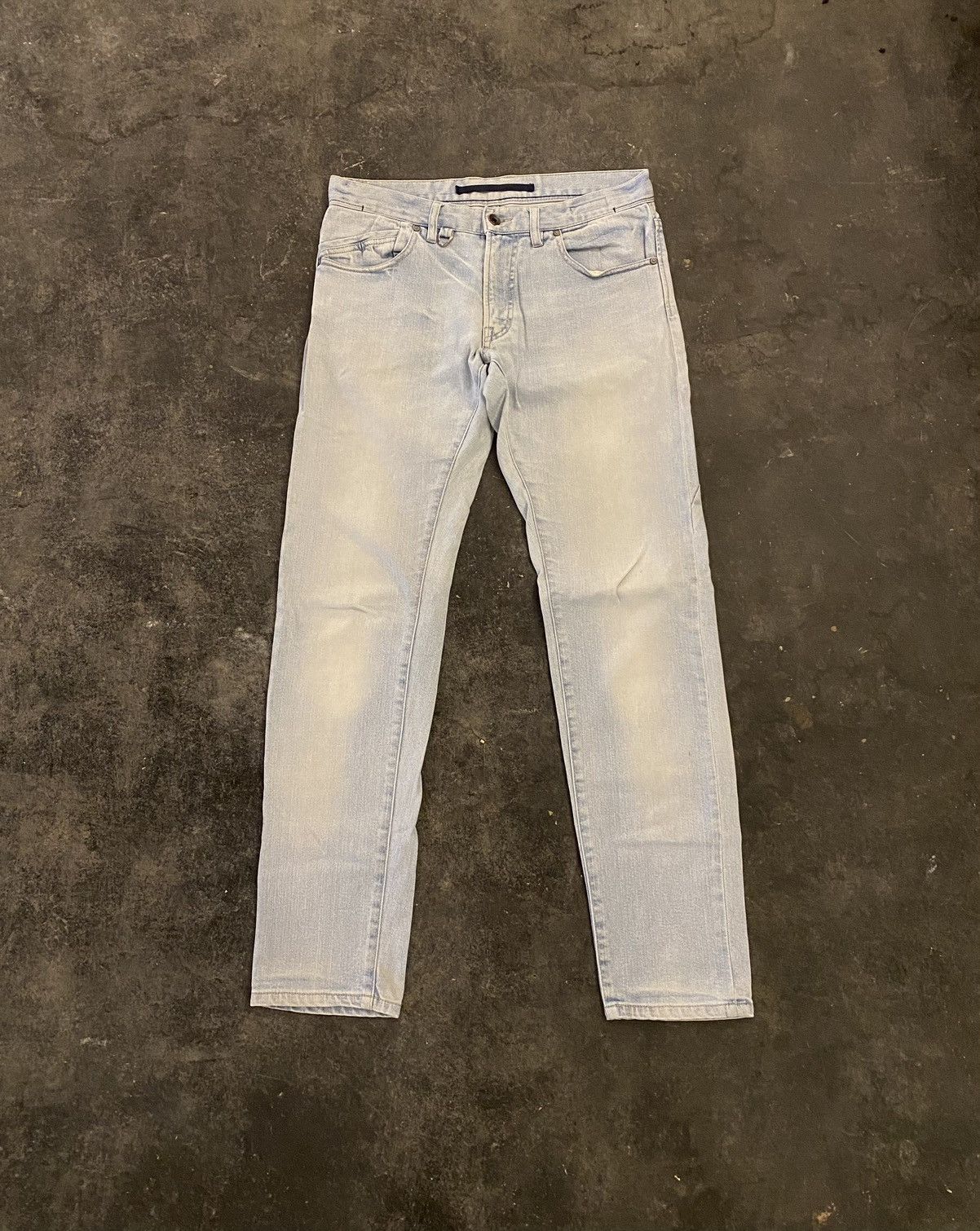 image of Final Home x Issey Miyake Tete Homme Issey Miyake Jeans Pants in Blue, Men's (Size 32)