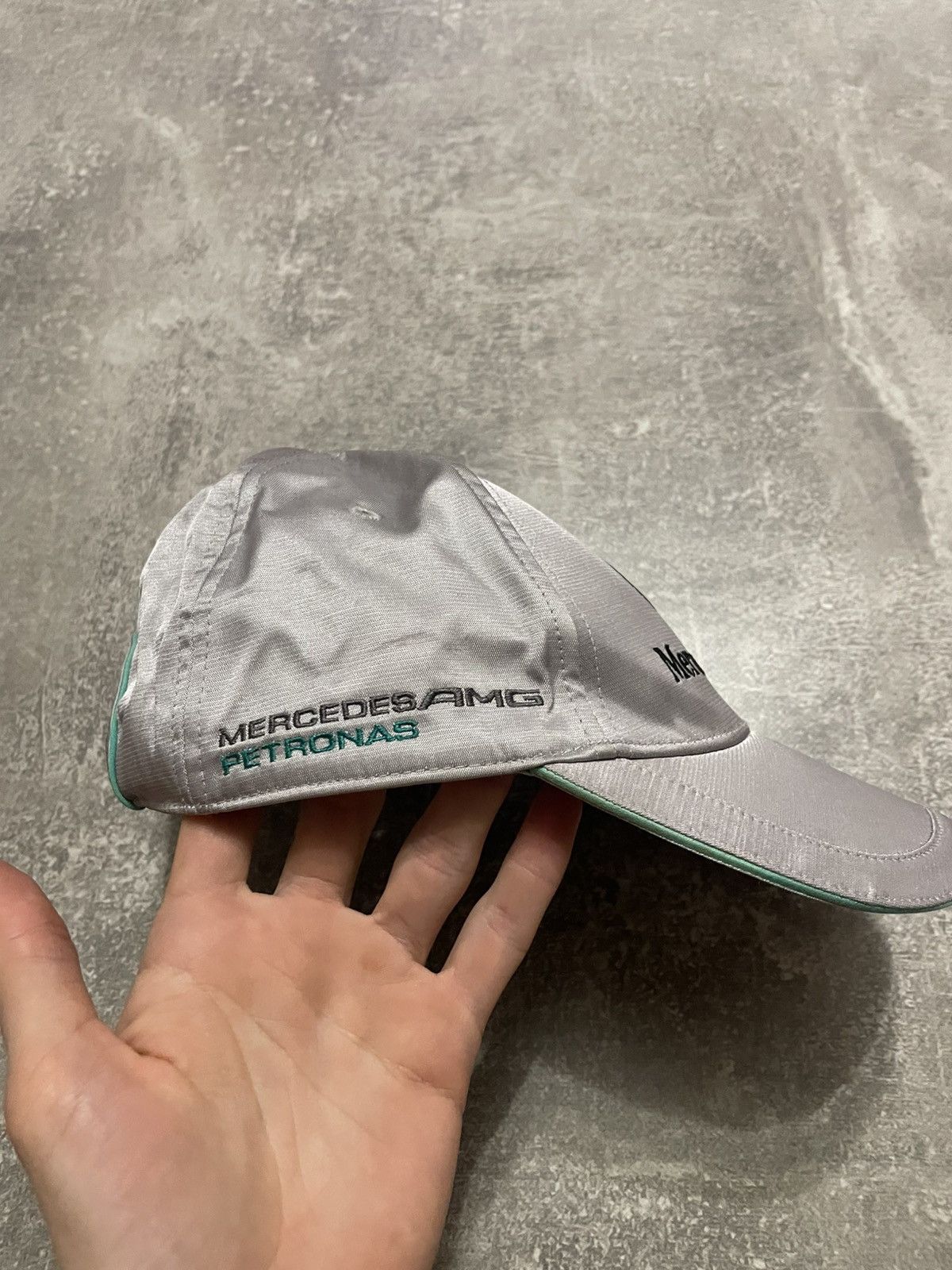 Formula 1 × Mercedes-Benz × Puma Vintage Mercedes Benz AMG x Puma x Lewis Hamilton Racing Cap Size ONE SIZE - 3 Thumbnail