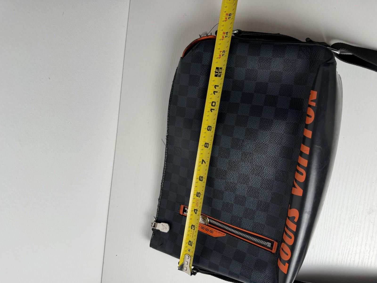 Louis Vuitton Louis Vuitton Damier Cobalt Messenger Bag Orange LV Size ONE SIZE - 9 Thumbnail