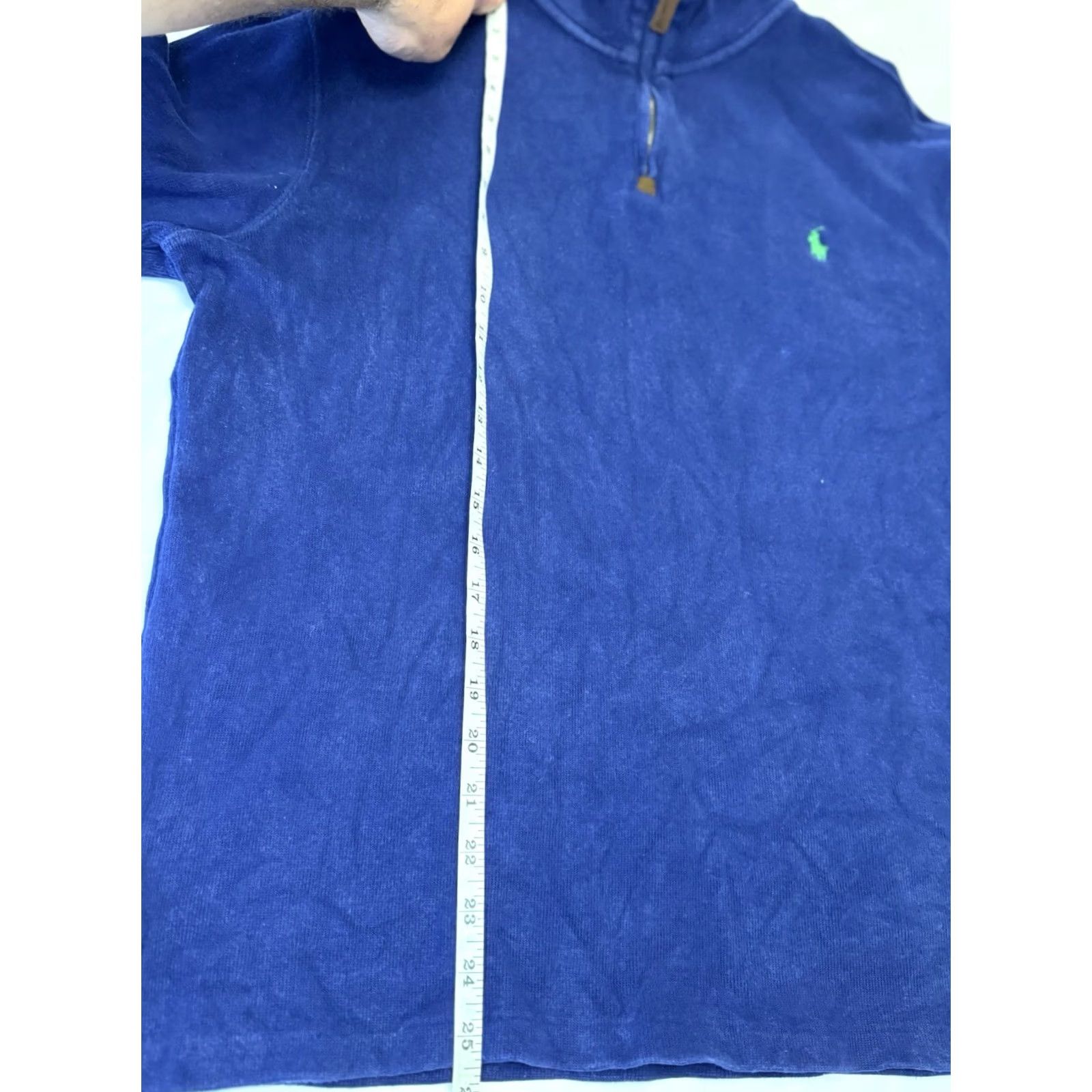 Ralph Lauren Ralph Lauren Sweater Blue Knit 1/4 Zip Pullover Mens M Casual Preppy Size US M / EU 48-50 / 2 - 5 Thumbnail