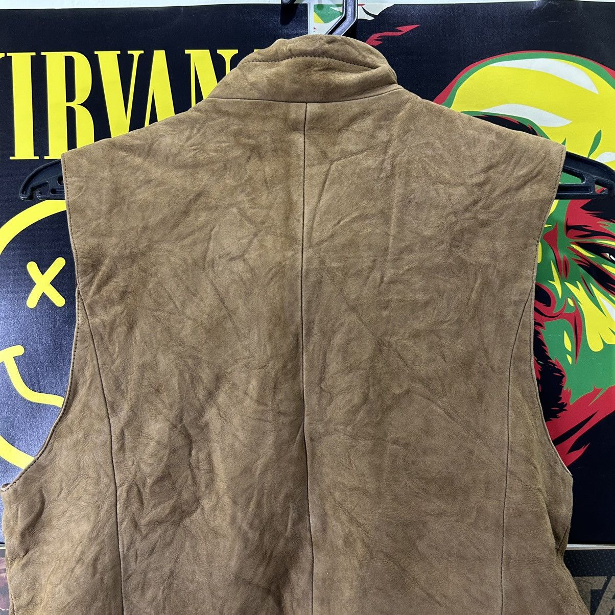 Vintage Vintage Cizenne Japanese Sheepskin Leather Vest Size US S / EU 44-46 / 1 - 6 Thumbnail