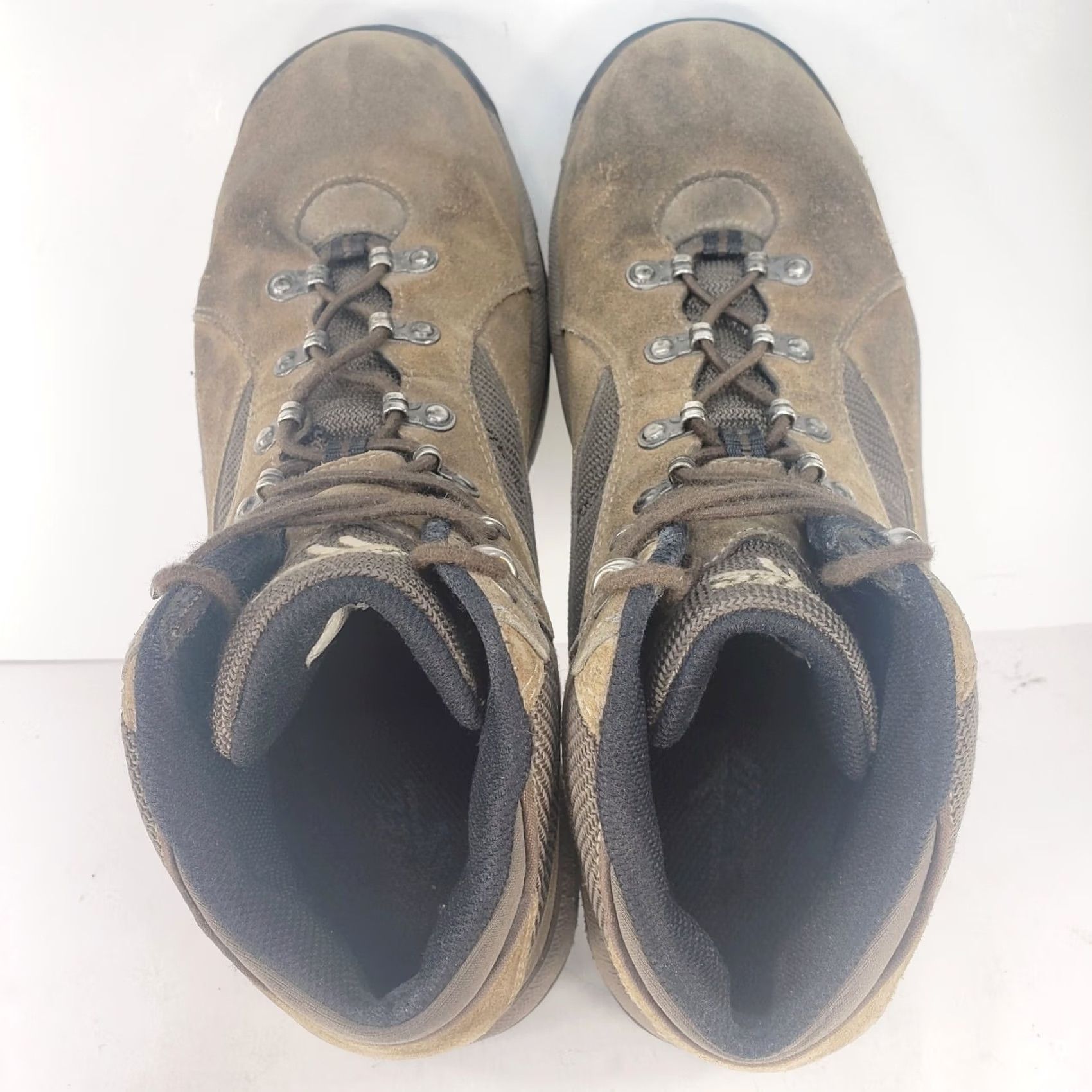 Vintage Hi-Tec Eclipse Lite Mid Dri-Tech WP Brown Suede Hiking Boots Mens 11M 4342 Size US 9 / EU 42 - 7 Thumbnail