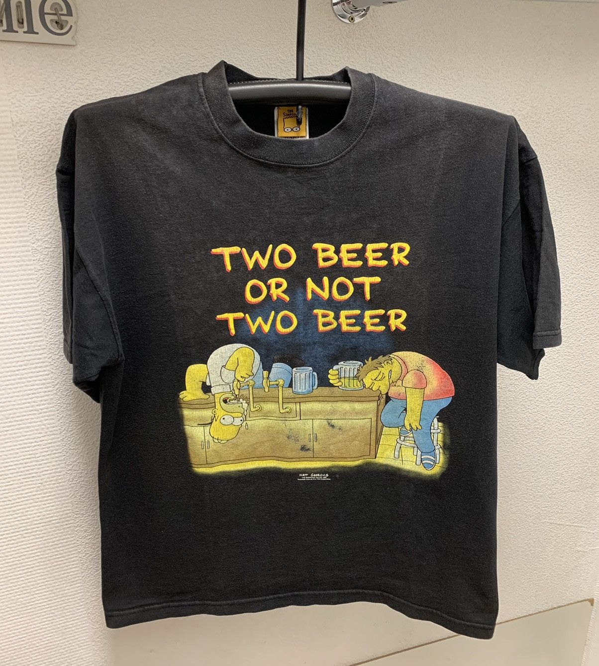 Vintage The Simpsons twobeerornot vintage 1999 screenstars t-shirt X Size US XL / EU 56 / 4 - 1 Thumbnail
