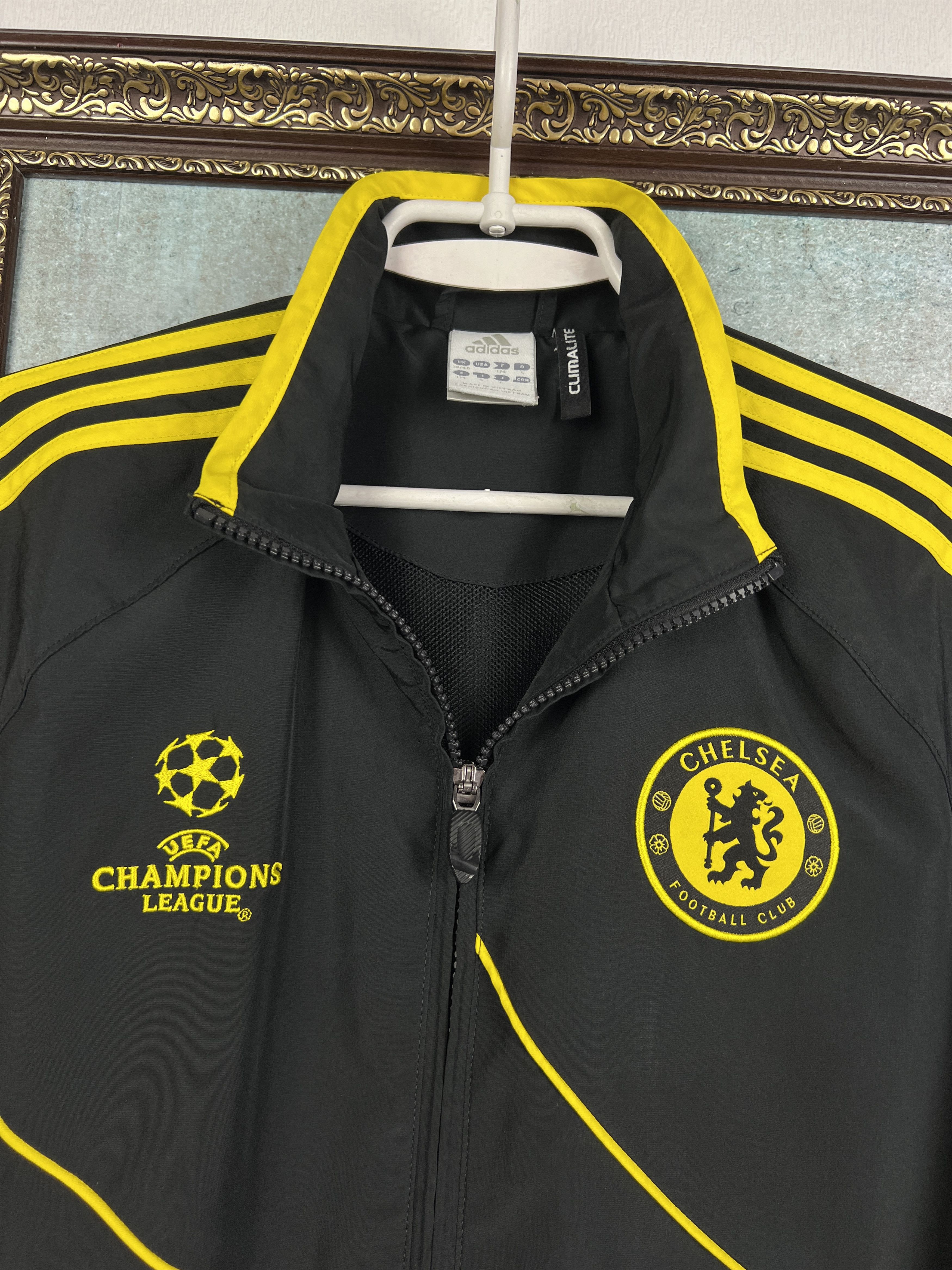 Adidas Vintage Chelsea Football Jacket Soccer Train Track Top Size US M / EU 48-50 / 2 - 3 Thumbnail