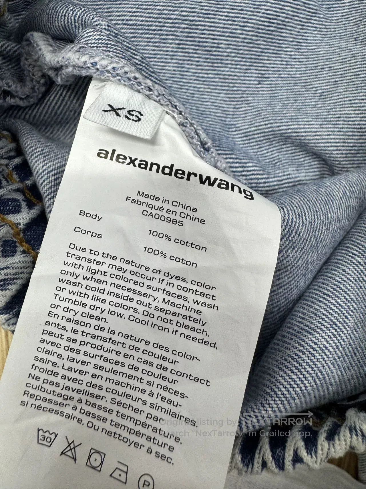Alexander Wang Alexander Wang Women's Denim Pants. Size 24" / US 00 / IT 34 - 6 Thumbnail
