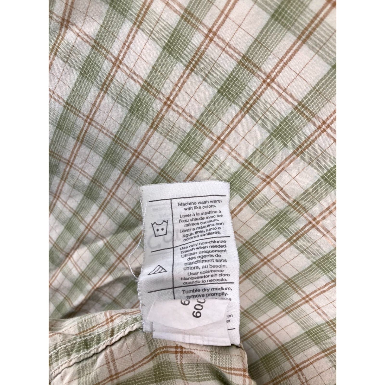 Carhartt Carhartt Shirt Men Large Green Plaid Short Sleeve Button-Up Pocketed Casual Workwear Cotton Size US L / EU 52-54 / 3 - 6 Thumbnail