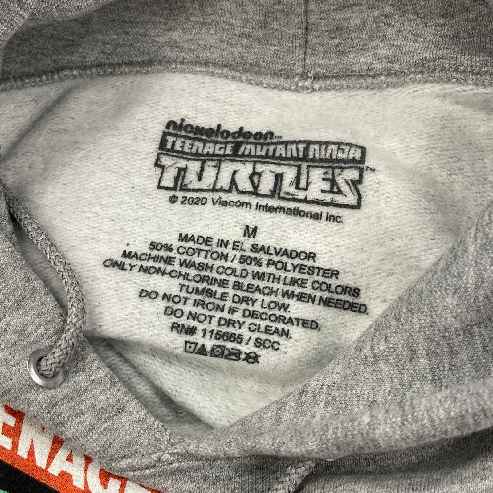 Nickelodeon Teenage Mutant Ninja Turtles TMNT “1984” Gray Hoodie size M Size US M / EU 48-50 / 2 - 5 Thumbnail