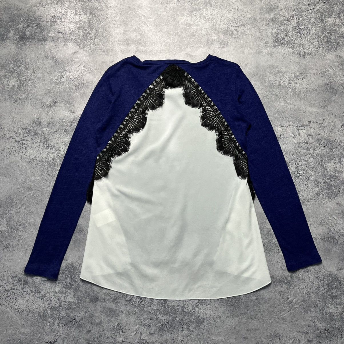 Sandro Sandro Paris Lace Blouse Longsleeve Streetwear Designer Size M / US 6-8 / IT 42-44 - 8 Thumbnail