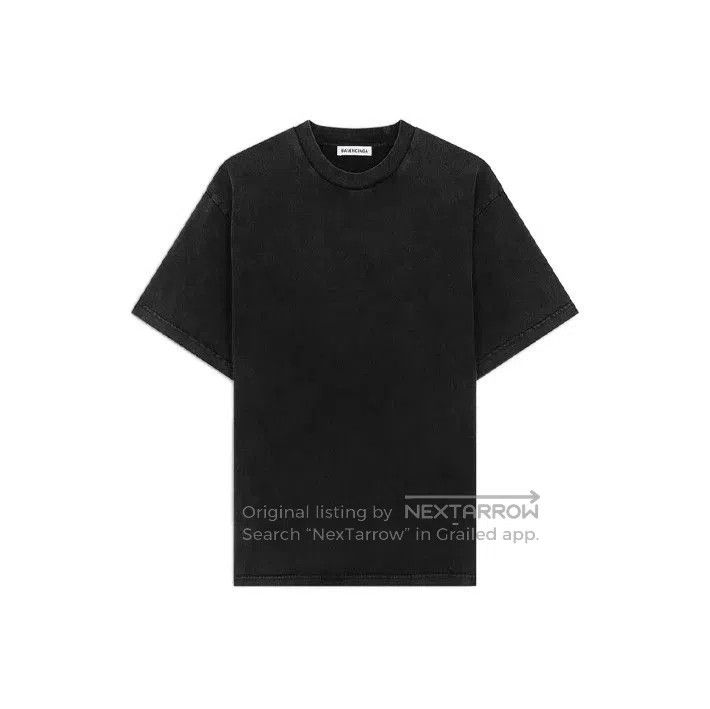 Balenciaga Balenciaga Logo Print Short Sleeve T. Size US S / EU 44-46 / 1 - 1 Thumbnail