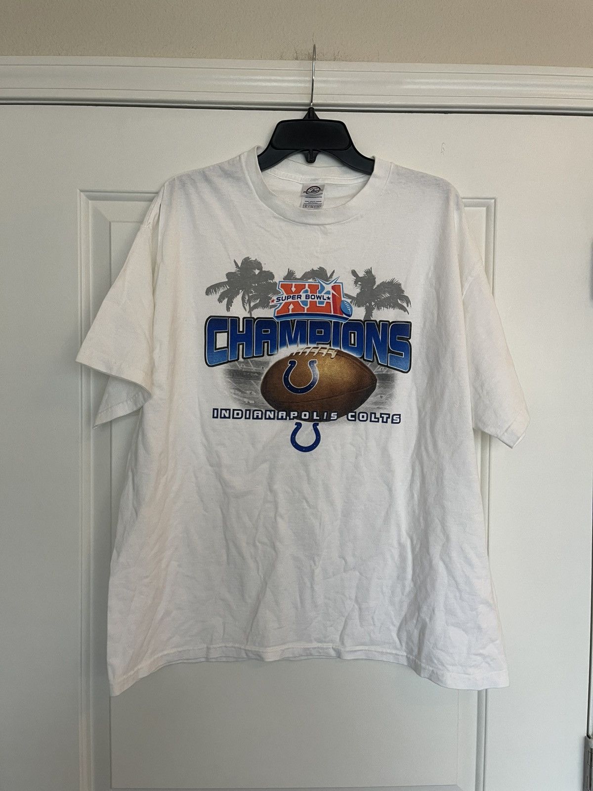 Delta NFL Super Bowl XLI Champions (2007) Indianapolis Colts XL Size US XL / EU 56 / 4 - 1 Thumbnail