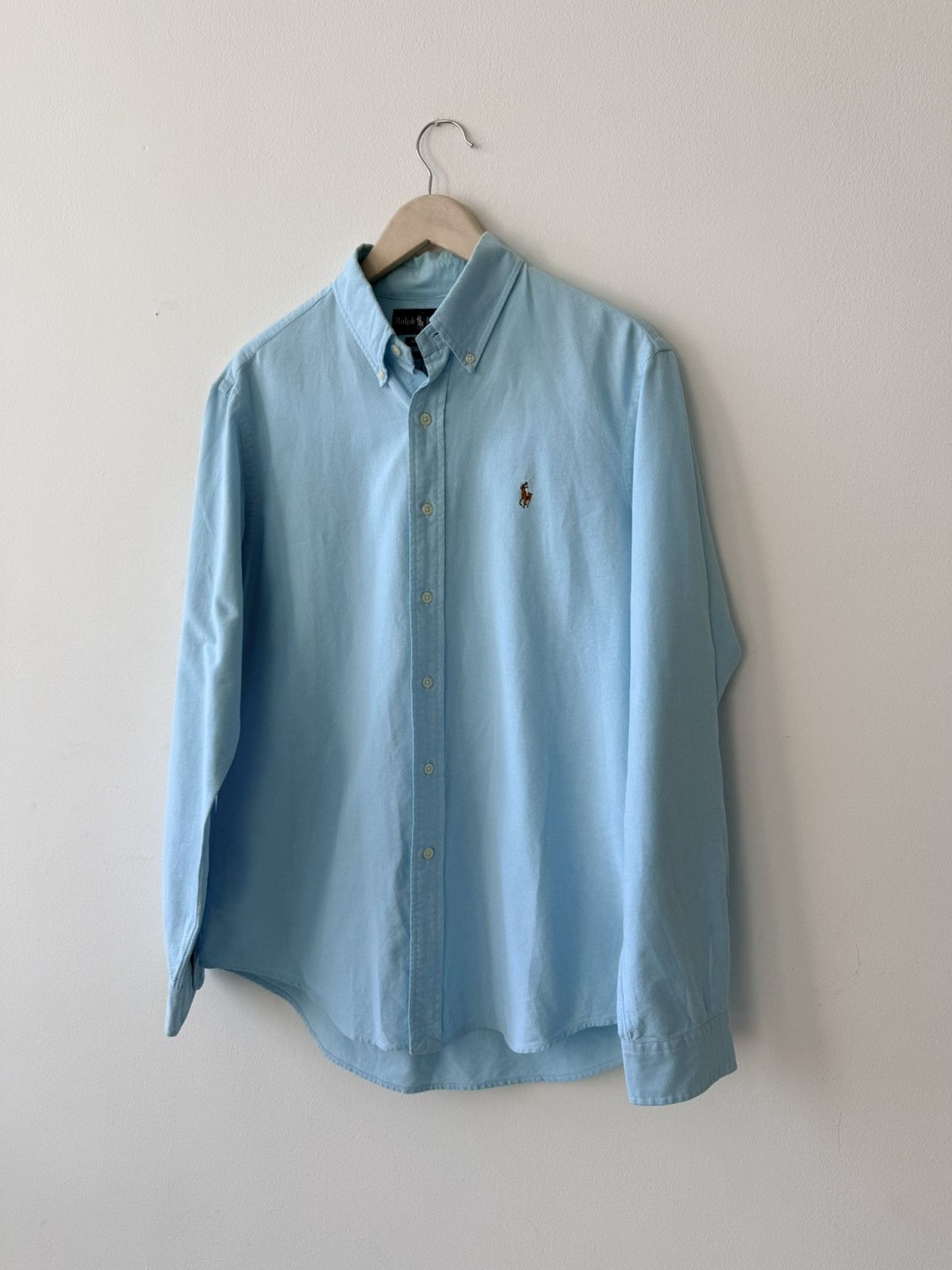 Polo Ralph Lauren Polo Ralph Lauren Light Blue Oxford Cotton Shirt Size L Size US L / EU 52-54 / 3 - 2 Thumbnail