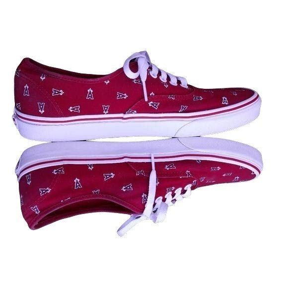 Vans Vans Low Top Sneakers Womens 11.5 Men 10 MLB Los Angeles Ang Size US 10 / EU 43 - 8 Thumbnail
