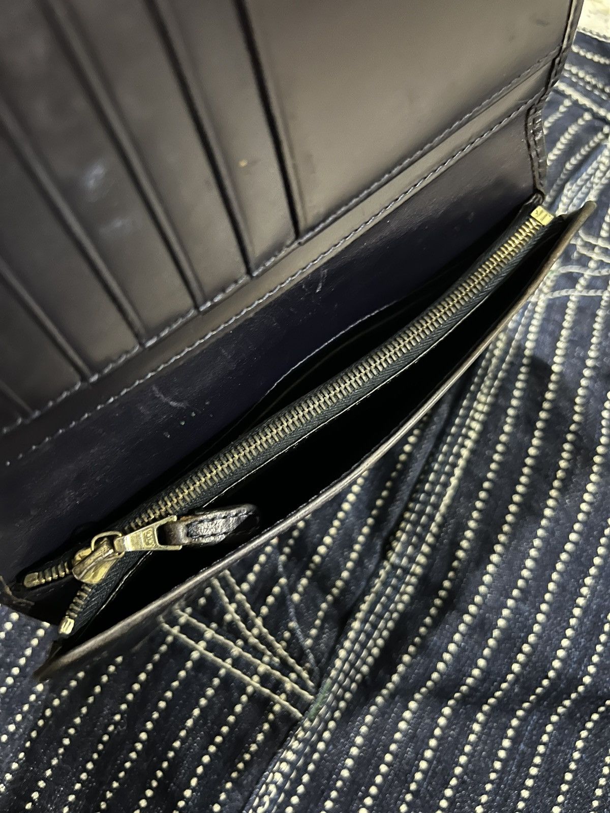 Genuine Leather × Whitehouse Cox Handmade in England Whitehouse Cox Rockabilly Long Wallet Size ONE SIZE - 7 Thumbnail
