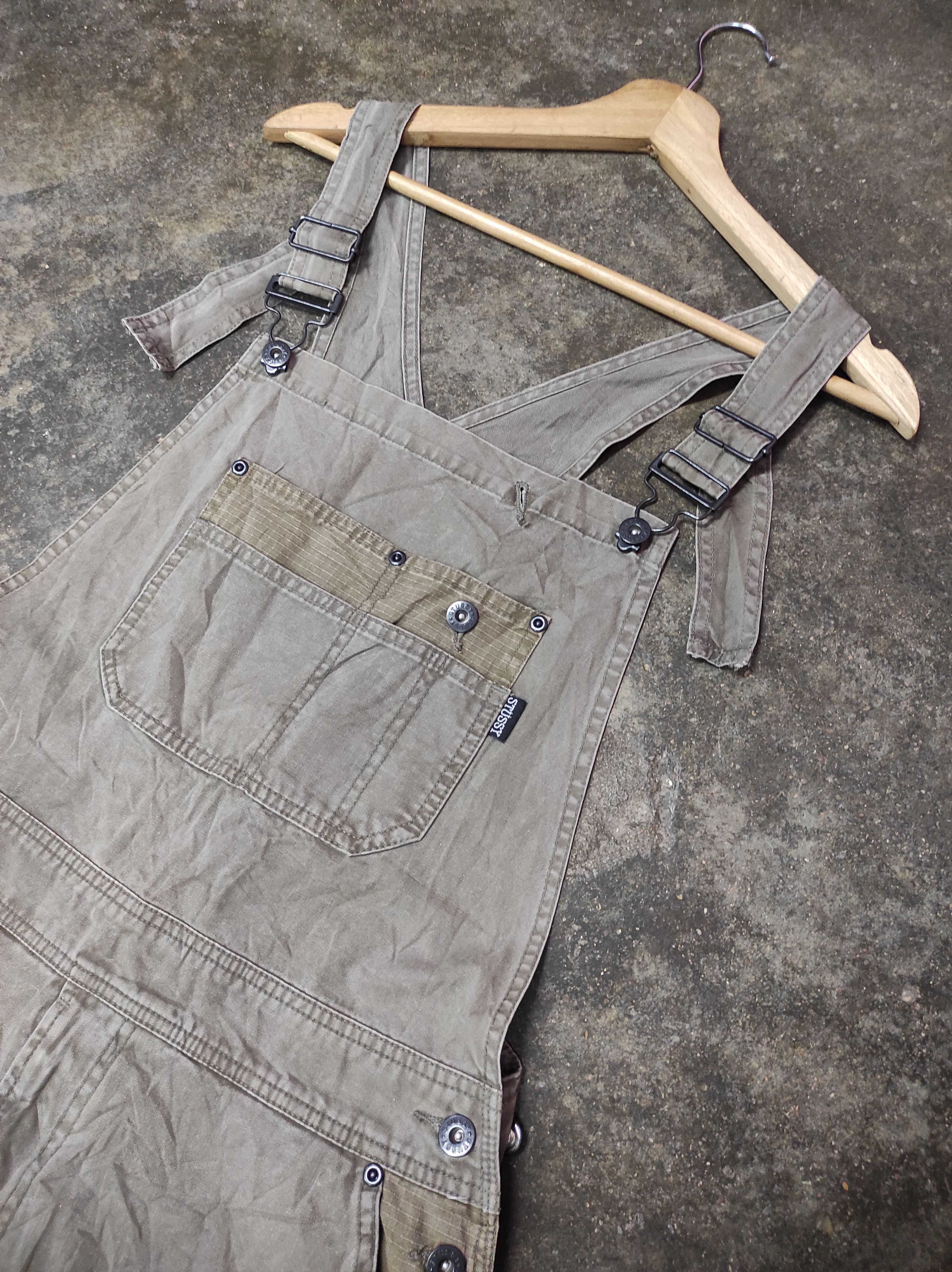 Stussy STUSSY GARMENT WORKGEAR MULTIPOCKET OVERALLS JUMPSUIT PANTS Size US 32 / EU 48 - 2 Thumbnail