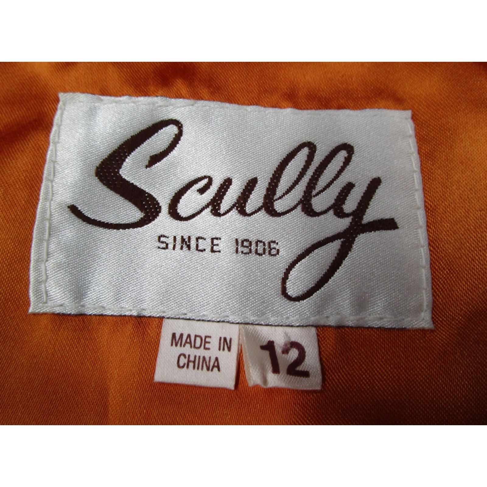 Scully VINTAGE Scully Vest Womens 12 Brown Suede Leather Fringe Western Cowboy Snap Front Size XL / US 12-14 / IT 48-50 - 2 Thumbnail