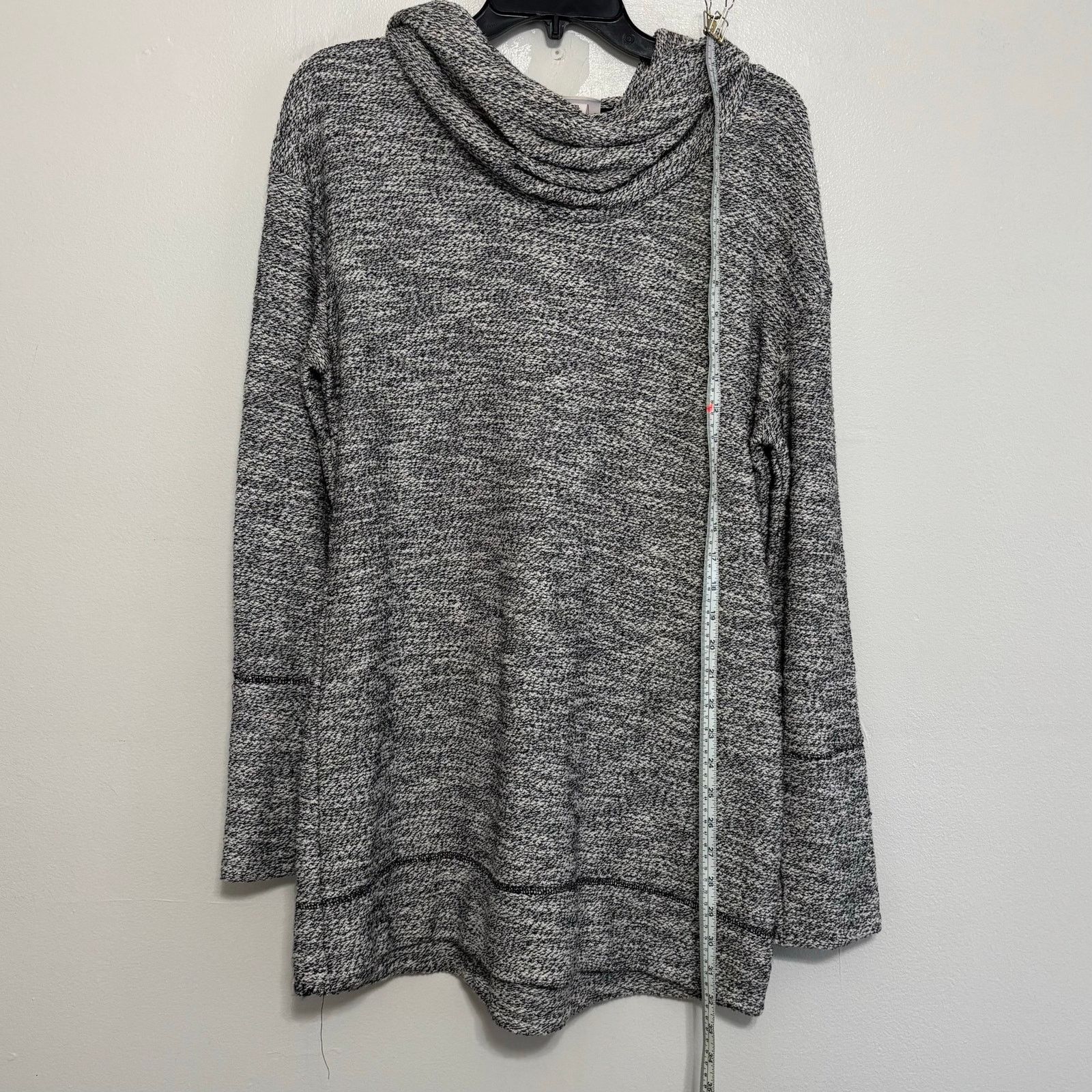 Merona Merona Merle Gray / Asphalt Turtleneck Sweater Size XL Size XL / US 12-14 / IT 48-50 - 3 Thumbnail
