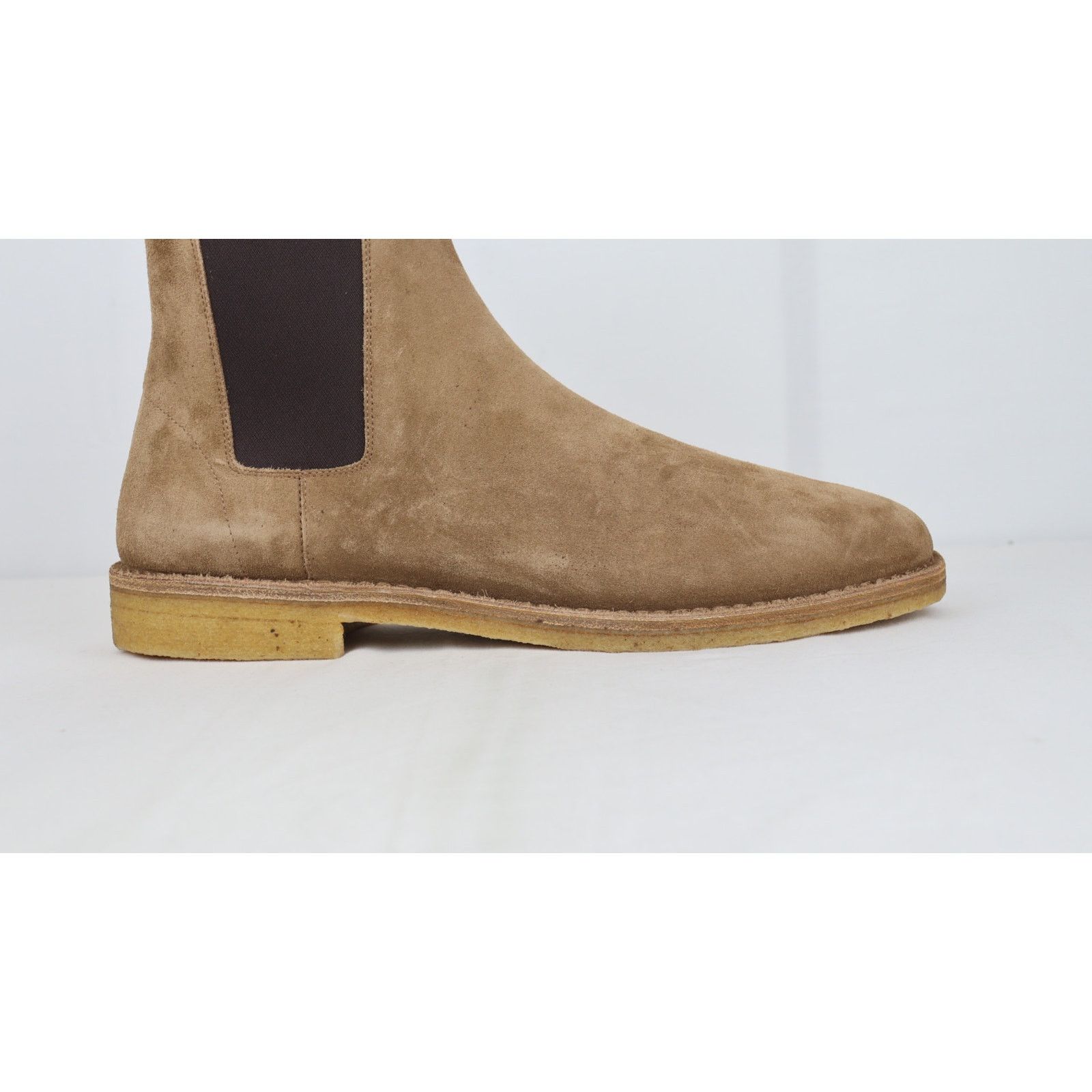 Saint Laurent Paris o1rshd1 Flat Heel Leather Up Boots in Camel Size US 14 / EU 47 - 7 Thumbnail