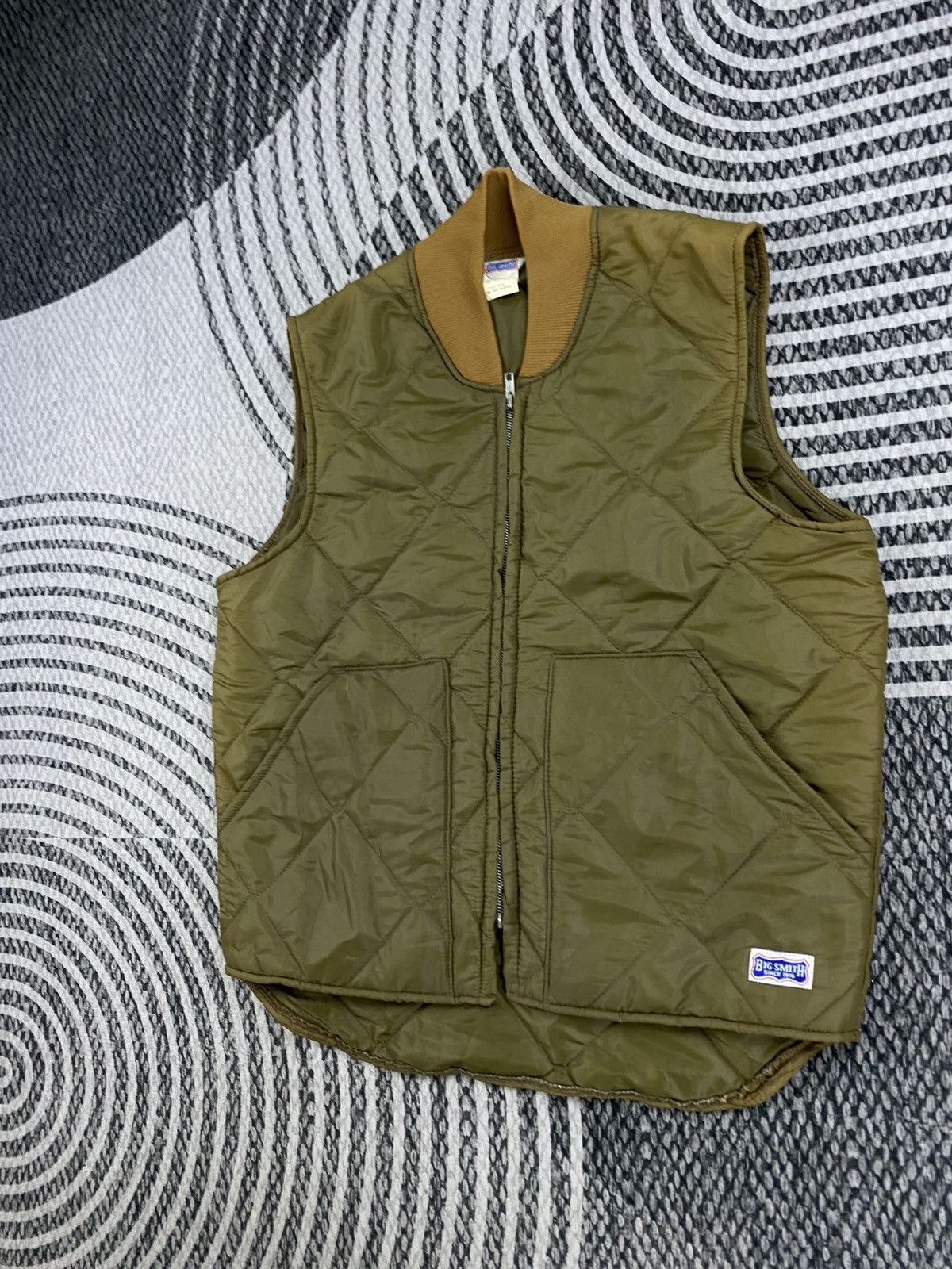 Japanese Brand Vintage Big Smith Puffer Zipper Vest Jacket Size US M / EU 48-50 / 2 - 4 Thumbnail
