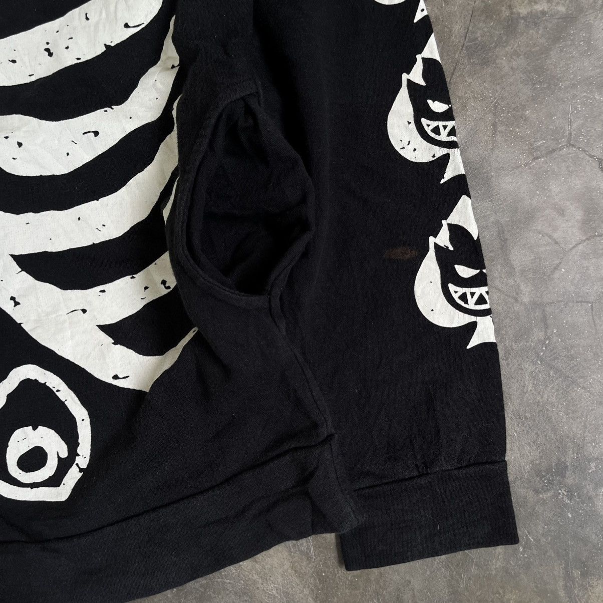 Japanese Brand 2000s Japanese Skeleton Fire Hoodie Size US L / EU 52-54 / 3 - 6 Thumbnail