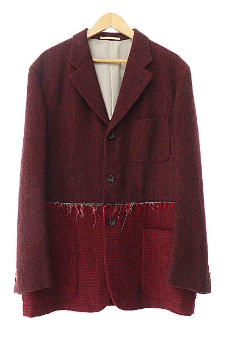 Comme des Garcons Comme Des Garcons Middle Ages Suit Jacket Splicing Design Size L / US 10 / IT 46 - 1 Thumbnail