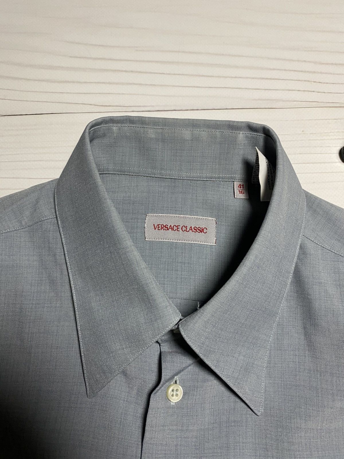 Versace Vintage Versace Classic button up shirt Size US L / EU 52-54 / 3 - 3 Thumbnail