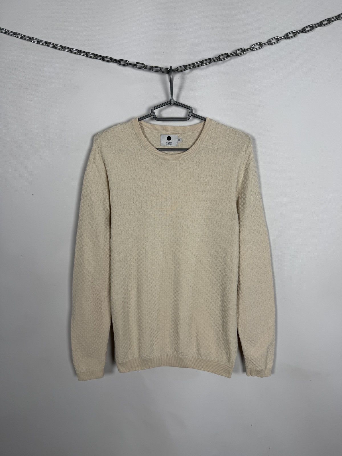 NN07 Men’s NN07 No Nationality Waffle Knit Sweatshirt Pullover XL Size US XL / EU 56 / 4 - 1 Thumbnail