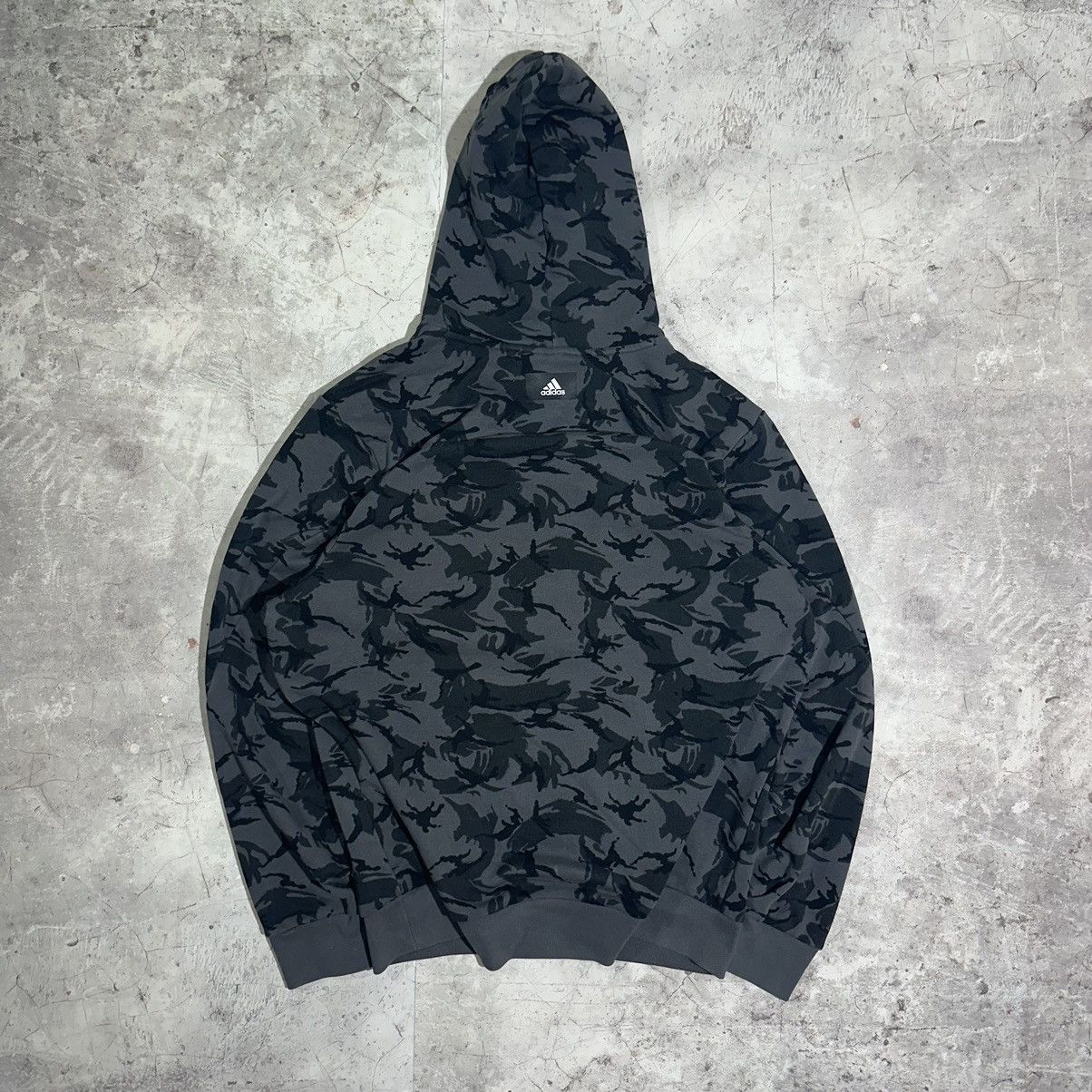 Adidas × Comme des Garcons × Japanese Brand Adidas Camo Hoodie Size US XL / EU 56 / 4 - 2 Thumbnail