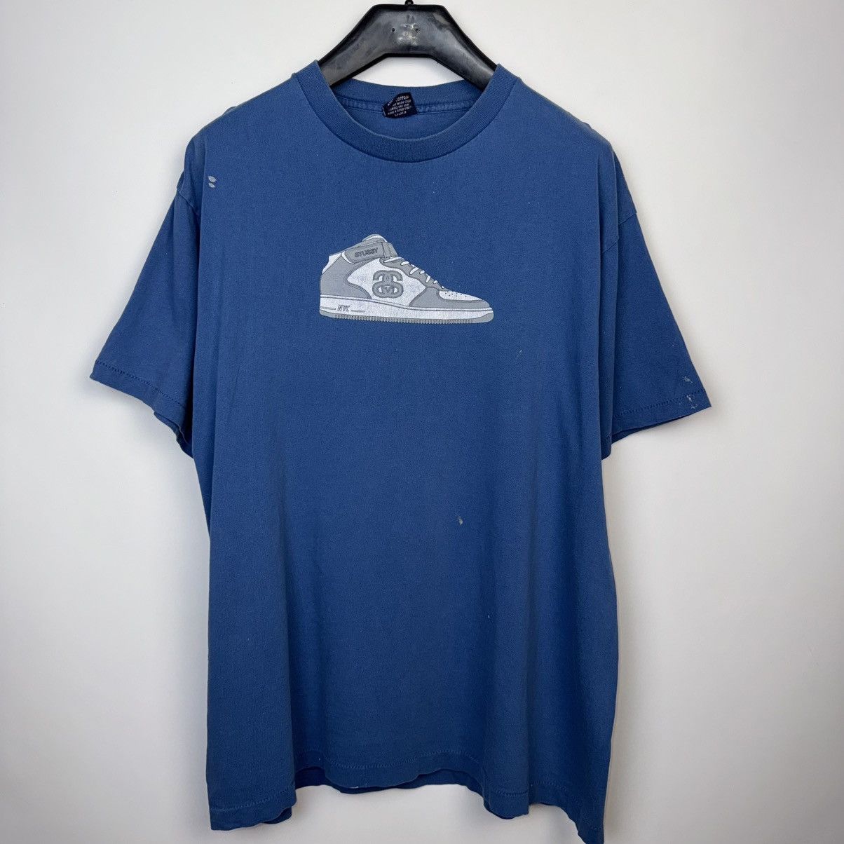 Stussy Stussy Sneaker Print Vintage T-Shirt Rare Tee Size US XL / EU 56 / 4 - 1 Thumbnail