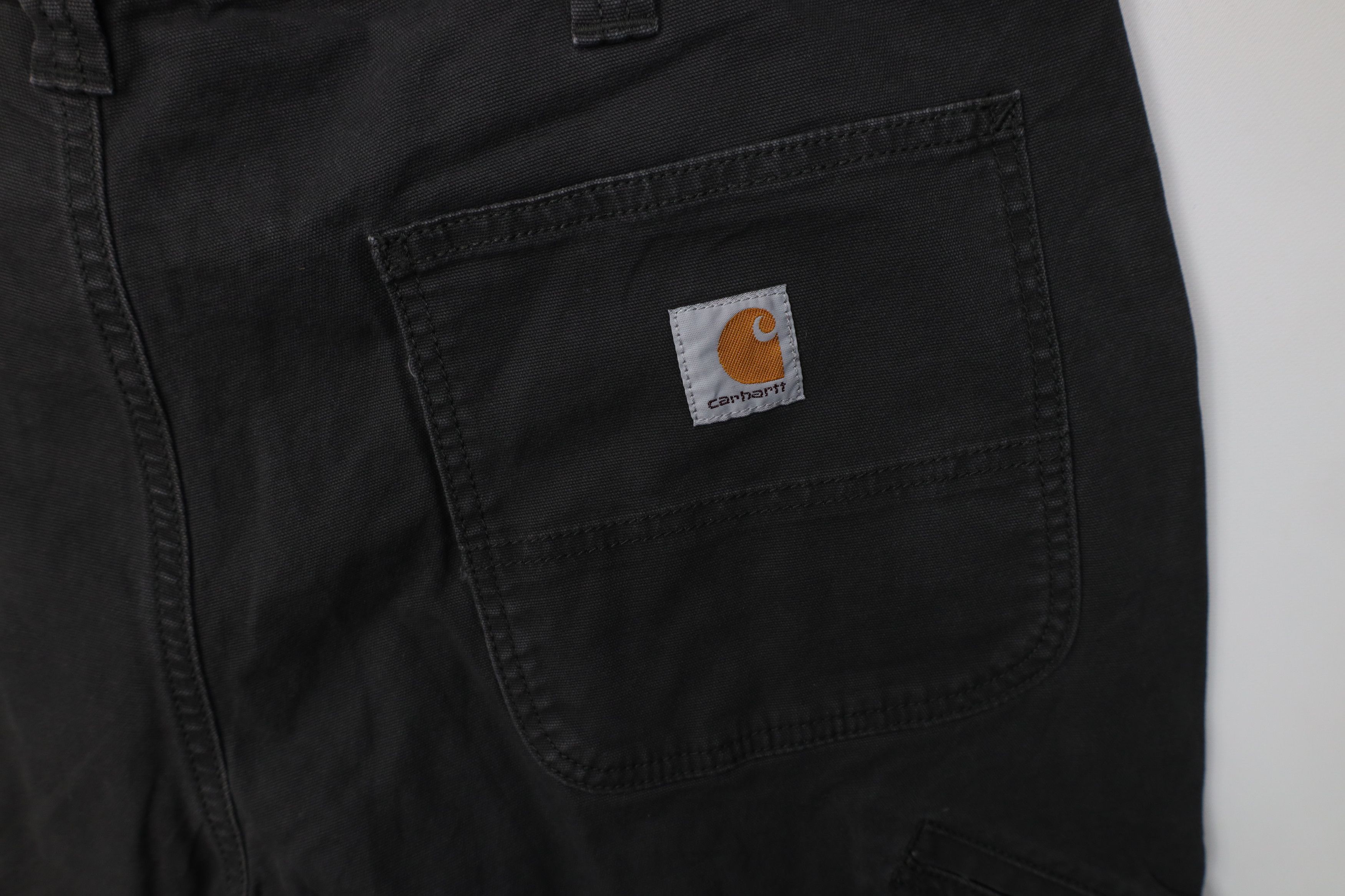 Carhartt Vintage Y2K Carhartt Relaxed Wide Leg Dungaree Pants Gray Size US 38 / EU 54 - 12 Thumbnail
