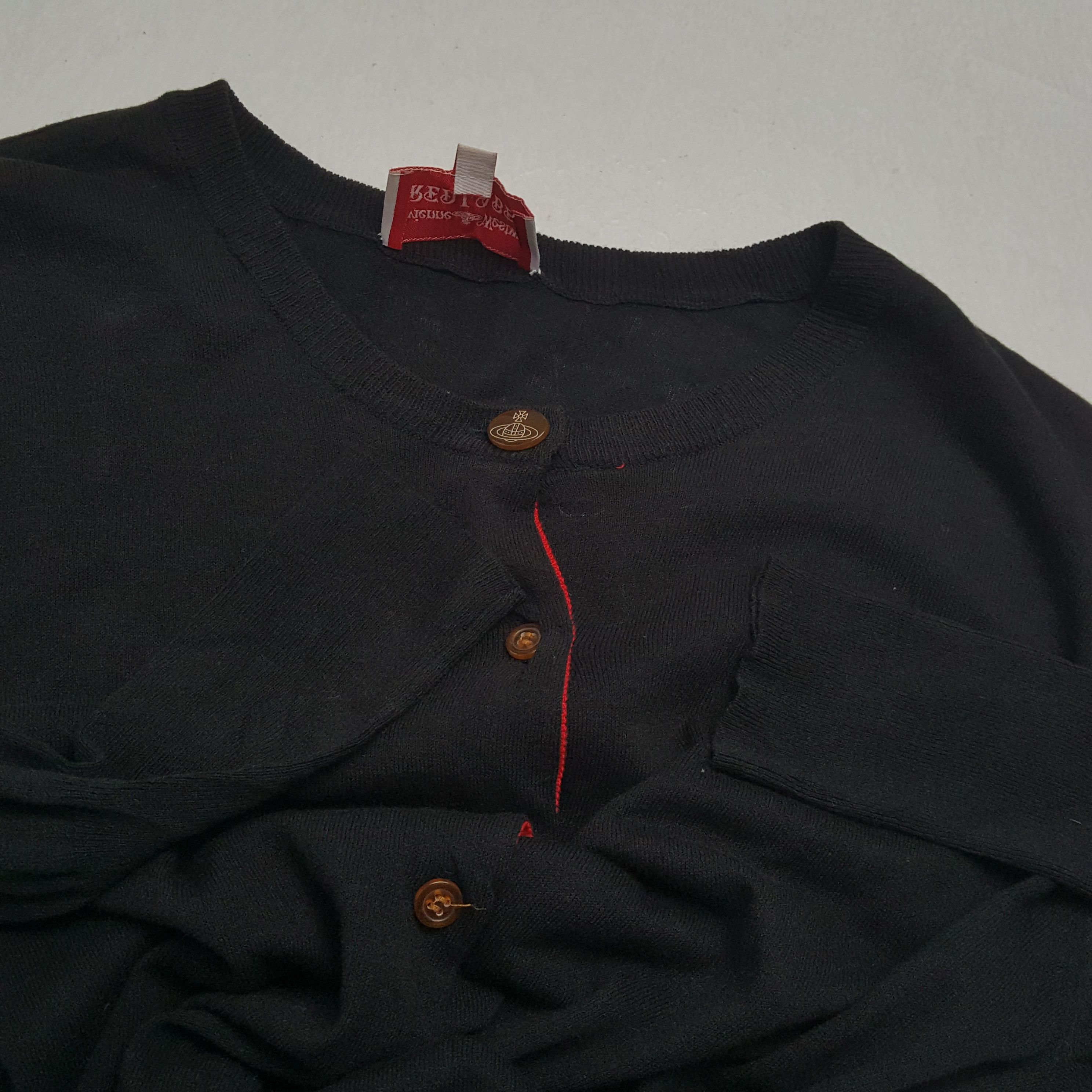 Vintage VIVIENNE WESTWOOD RED LABEL Cardigan Tshirt Size XS / US 0-2 / IT 36-38 - 8 Thumbnail
