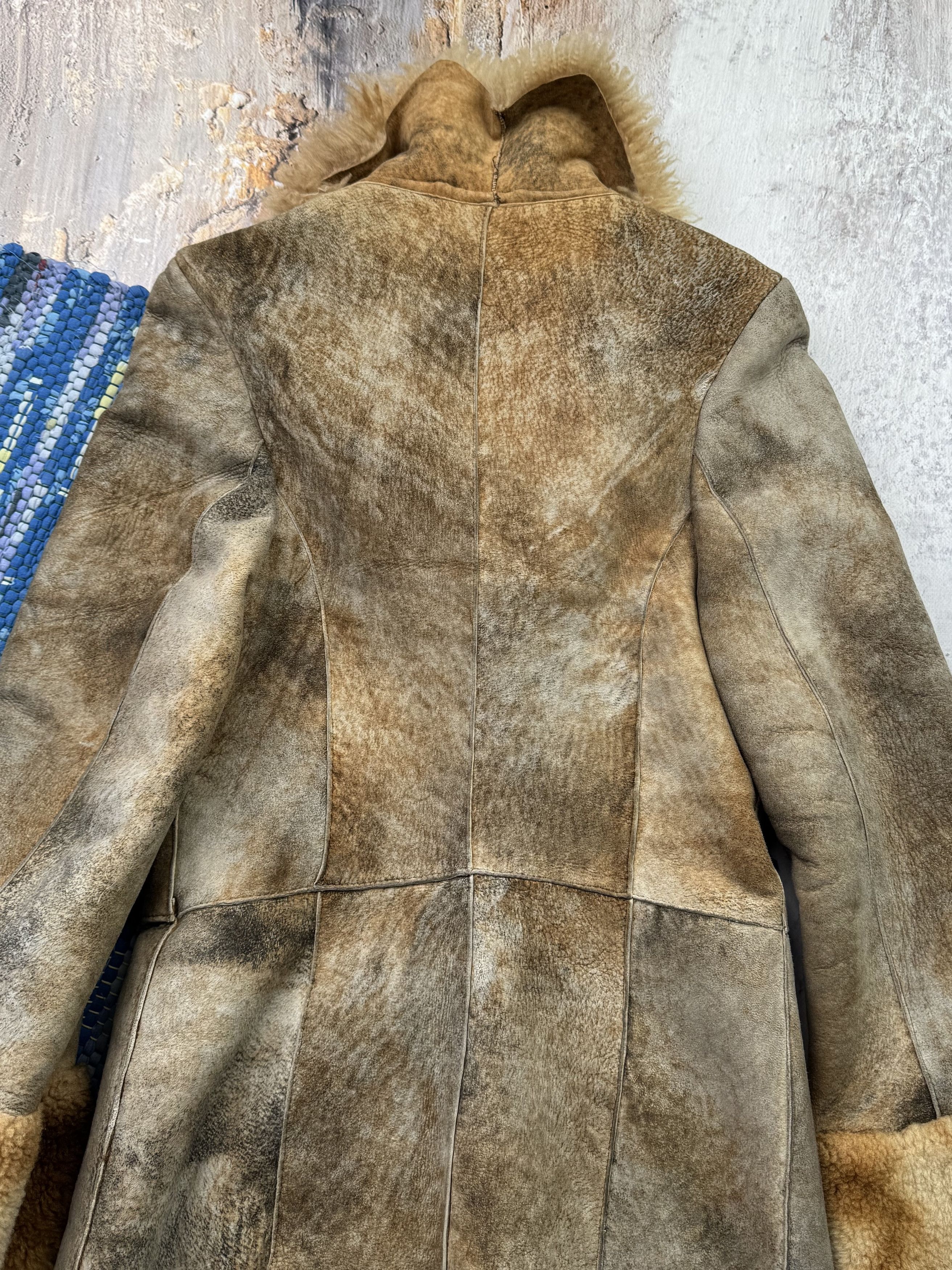 Vintage Vintage Real Sheepskin Faded Jacket A678D15(466) Size XS / US 0-2 / IT 36-38 - 14 Thumbnail