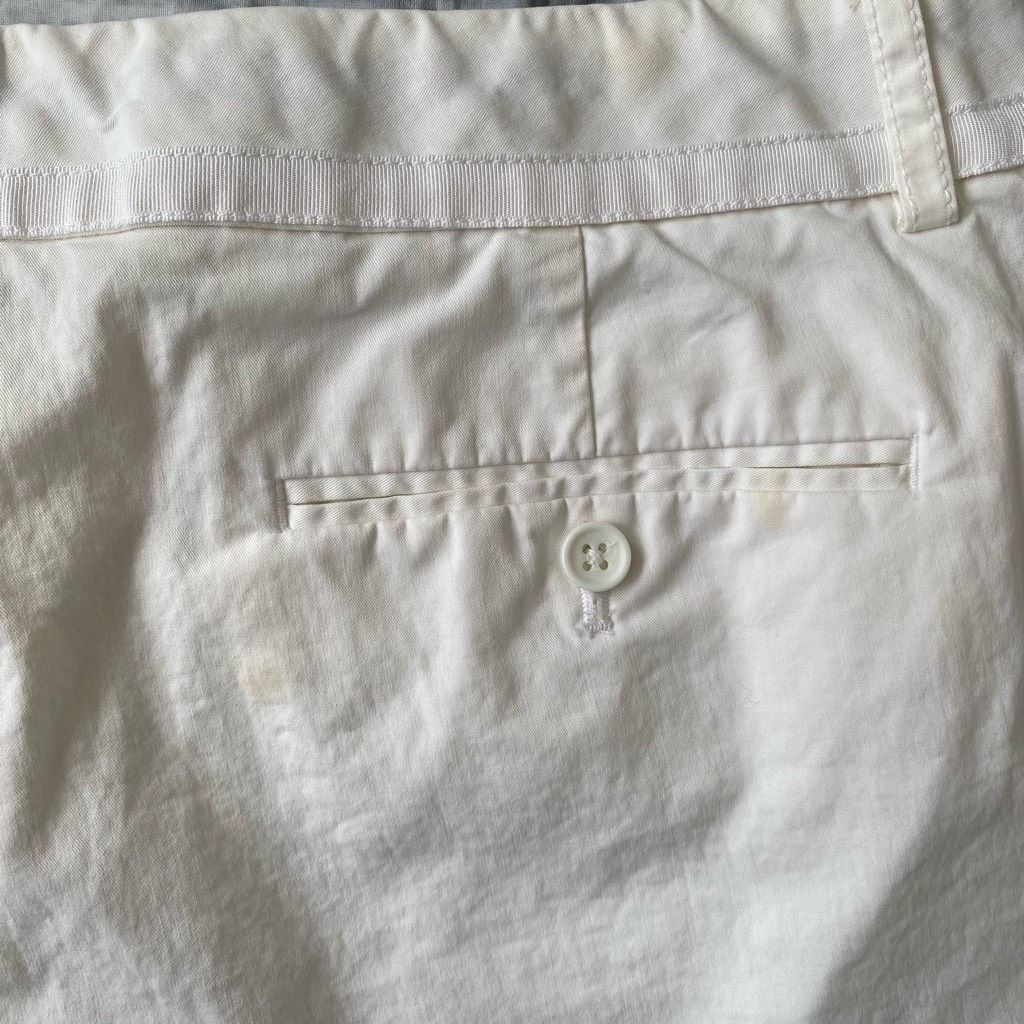 Express Express Design Studio editor women 10 cotton blend white chi Size 32" / US 10 / IT 46 - 8 Thumbnail