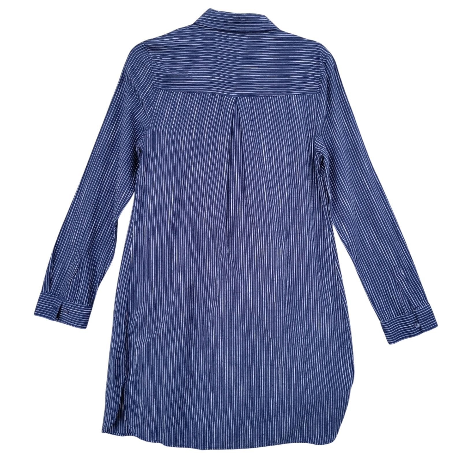 Old Navy New Old Navy Womens Small Quarter Button Shirt Dress Size S / US 4 / IT 40 - 2 Thumbnail