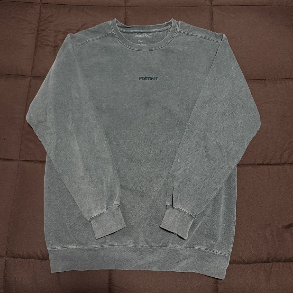 Other × Vintage Foxtrot Over Dyed Sweatshirt Size US M / EU 48-50 / 2 - 1 Thumbnail