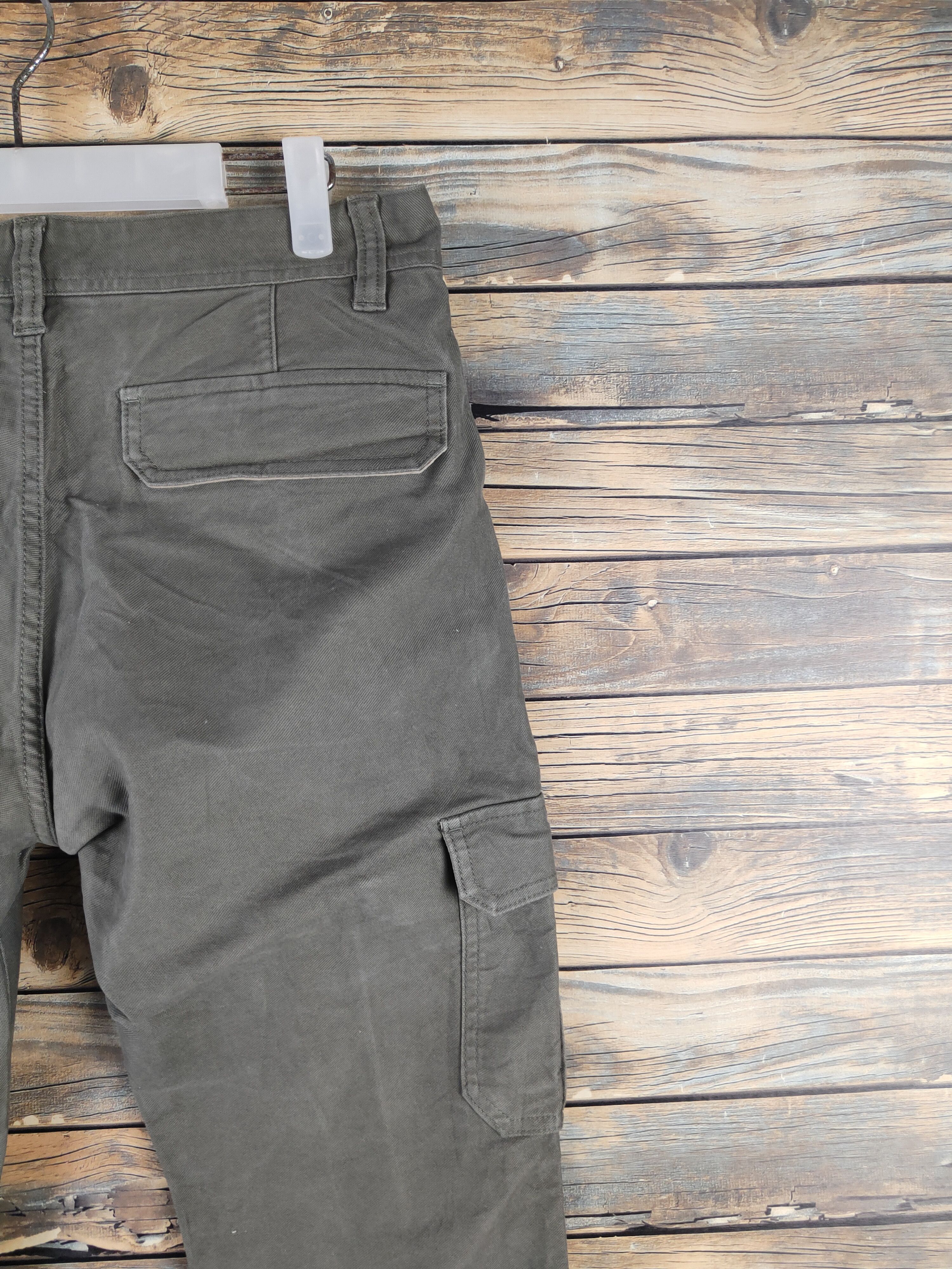 Vintage DL Petit Bonheur Inattendu Army Green Cargo Pants #2439 Size US 31 - 10 Thumbnail