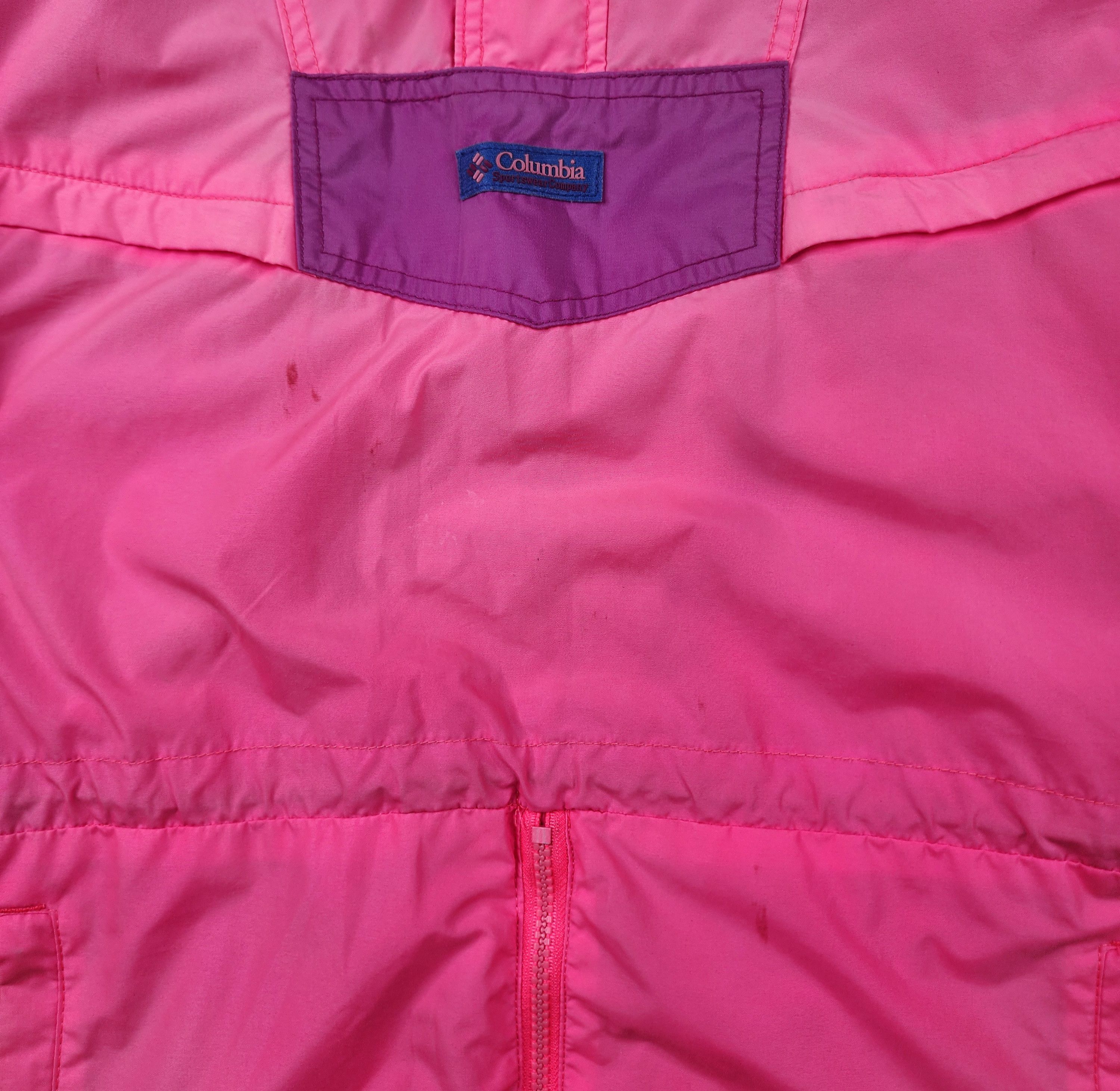 Columbia Vintage Columbia sportwear neon pink anorak jacket Size US S / EU 44-46 / 1 - 7 Thumbnail