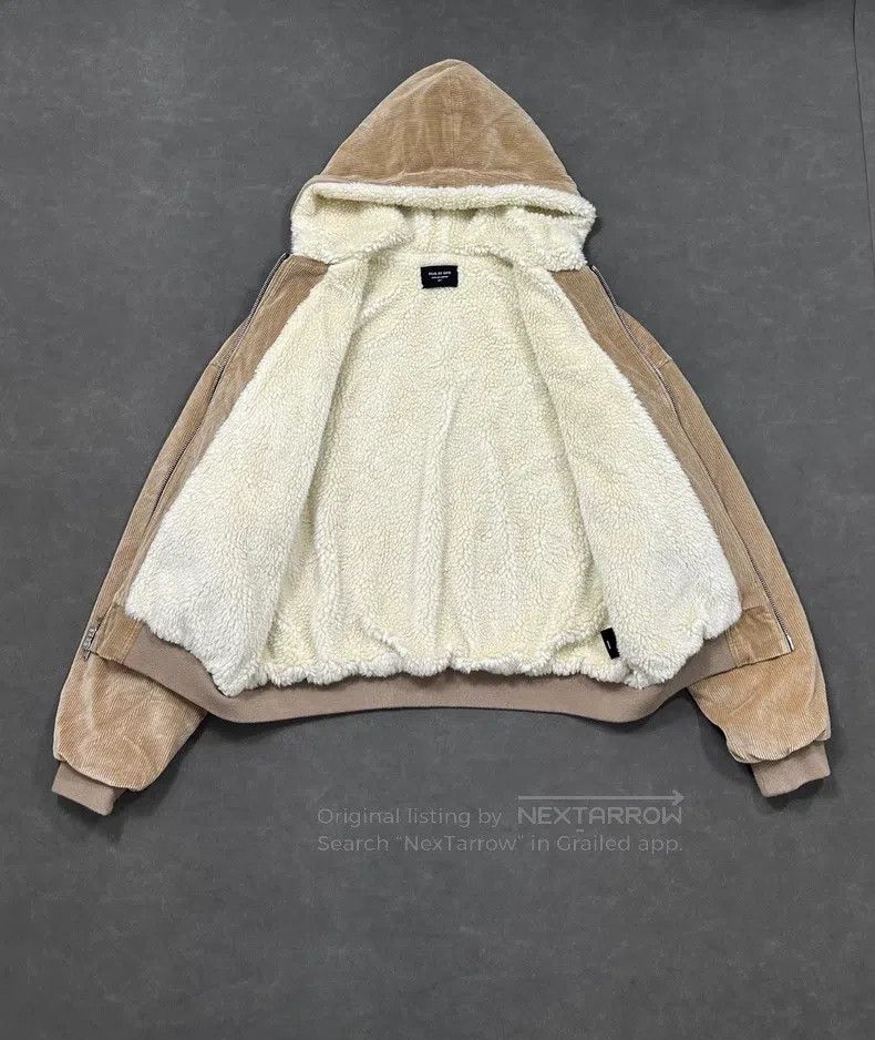 Fear of God Fear of God Corduroy lambswool hooded coat Size US M / EU 48-50 / 2 - 3 Thumbnail