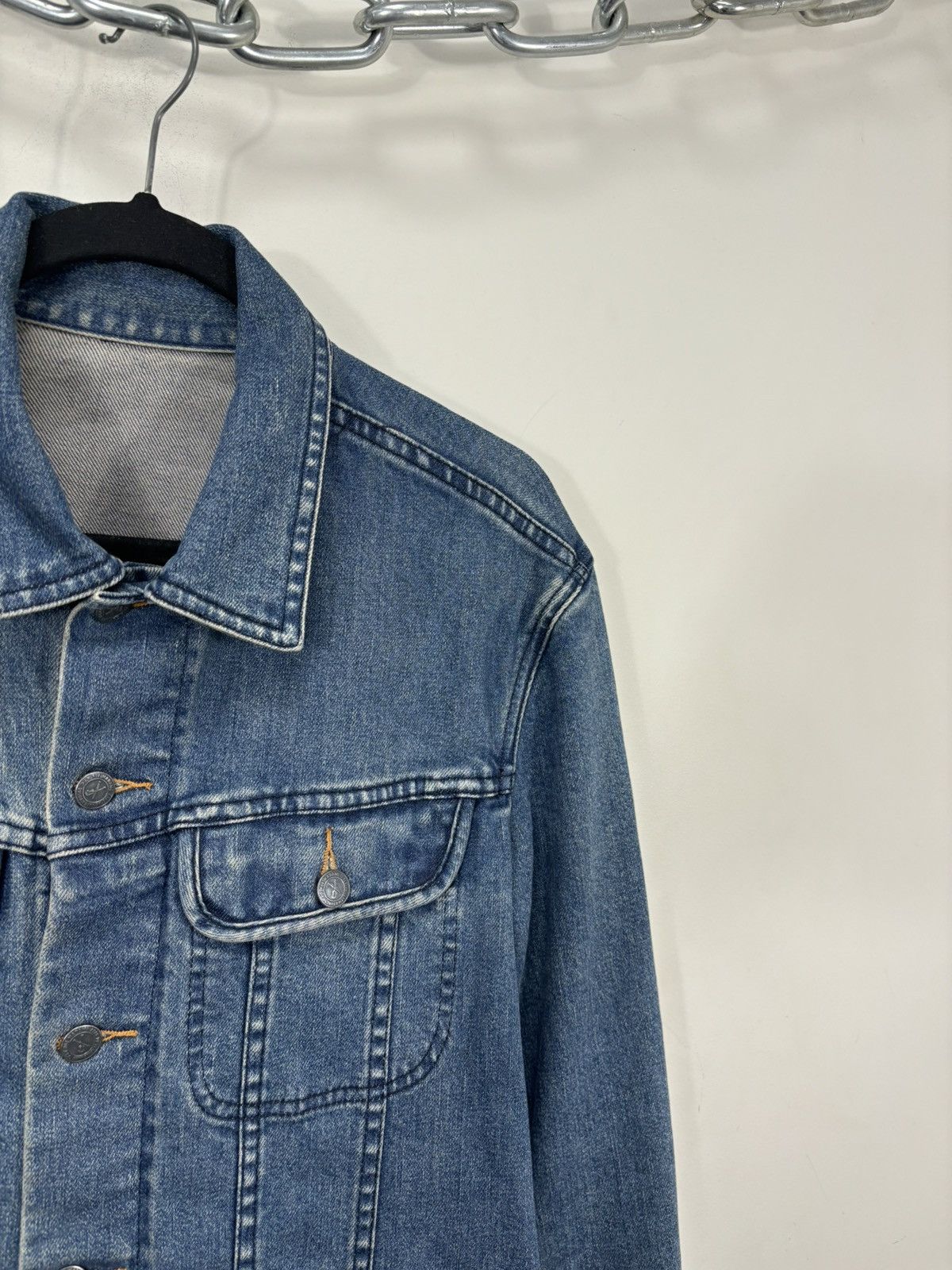 A.P.C. A.P.C. Men’s Type 3 Blue Trucker Denim Jacket Size US M / EU 48-50 / 2 - 6 Thumbnail