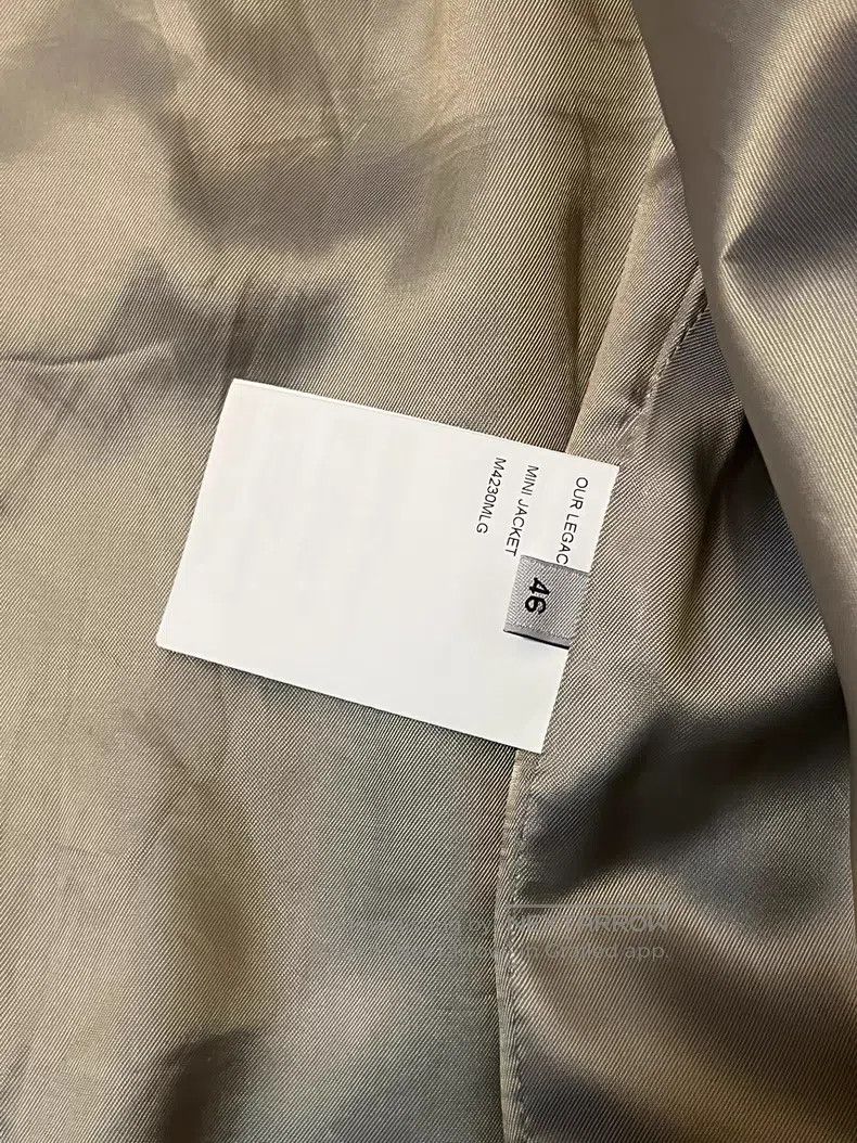 Our Legacy Our Legacy Grey Khaki Short Jacket Size US S / EU 44-46 / 1 - 6 Thumbnail