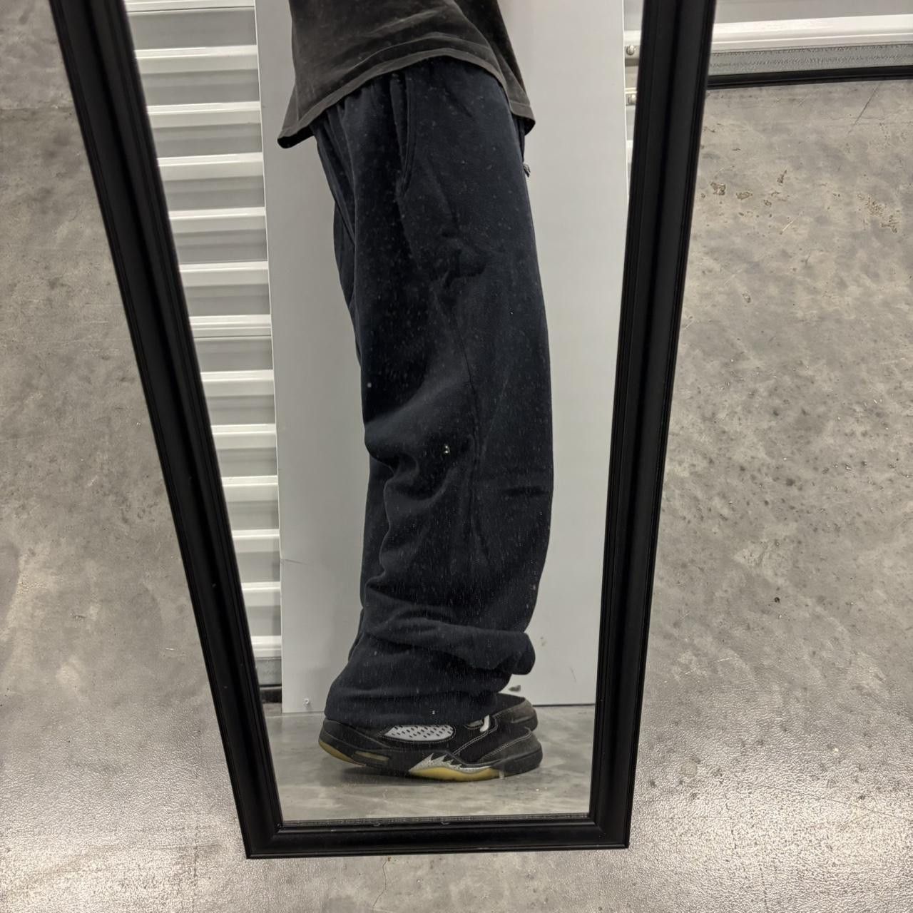 Japanese Brand × Vintage Crazy Vintage Y2K/2000s Baggy Black Streetwear Skater Sweatpants! Size US 36 / EU 52 - 2 Thumbnail
