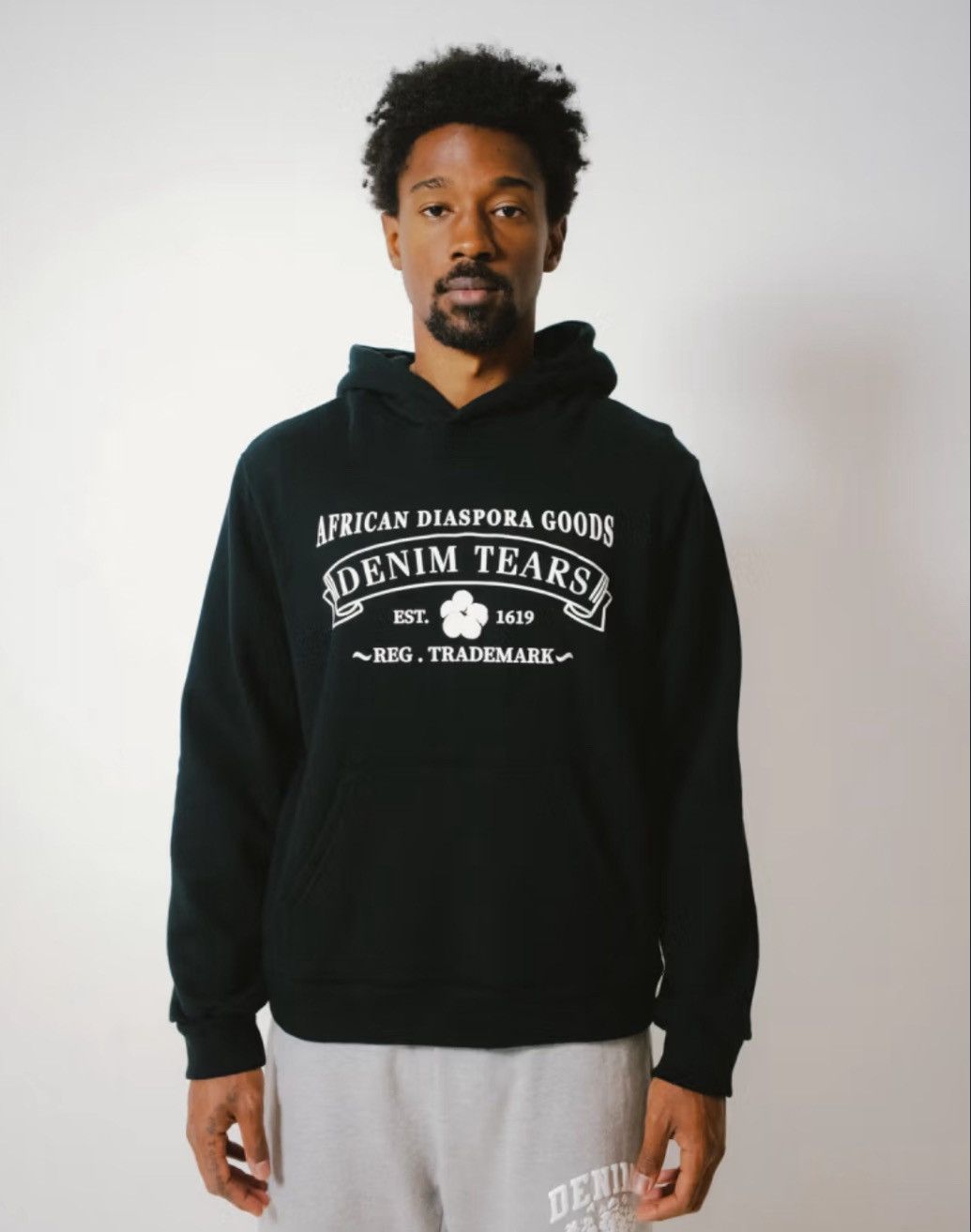 DENIM TEARS Denim tears ADG black hoodie Size US XXL / EU 58 / 5 - 5 Thumbnail