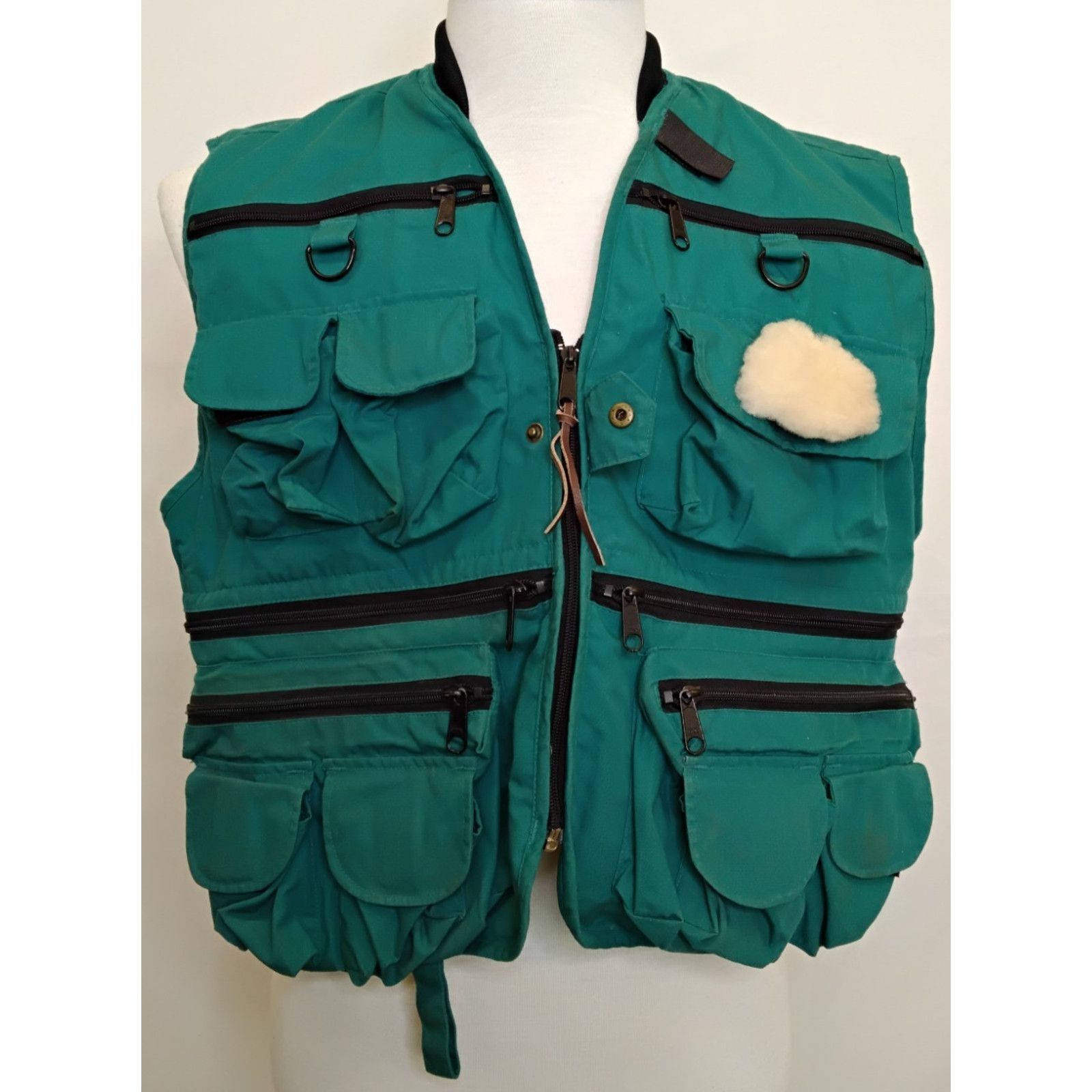 Cabelas Cabela's Fly Fishing Utility Vest Men's M Teal Cargo Pockets Size US M / EU 48-50 / 2 - 2 Thumbnail