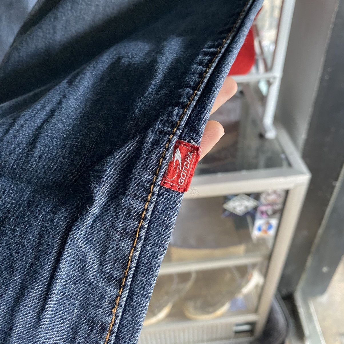 Gotcha SALES🔥Vintage Gotcha Washed Blue Loose 950 Rinse Jeans Pants Size US 36 / EU 52 - 6 Thumbnail