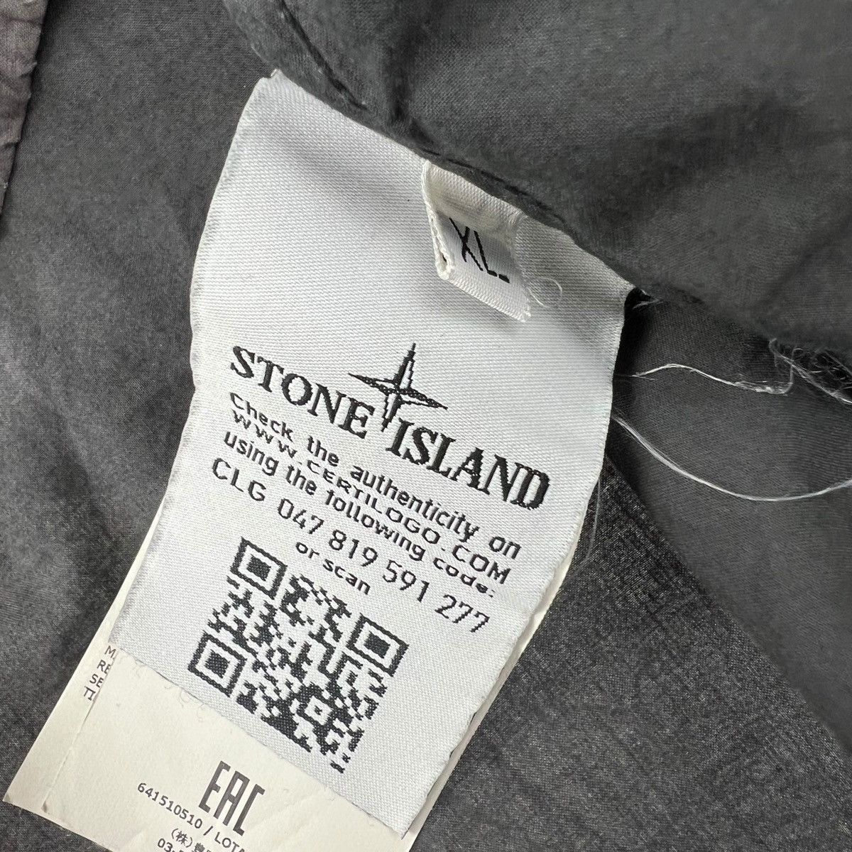 Stone Island Stone Island Grey Overshirt Size US XL / EU 56 / 4 - 4 Thumbnail